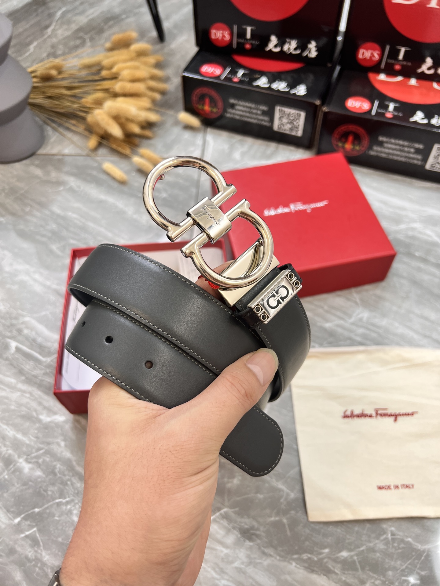 Streetwear Belt Ferragamo 319954 size:3.5cm - vstockx