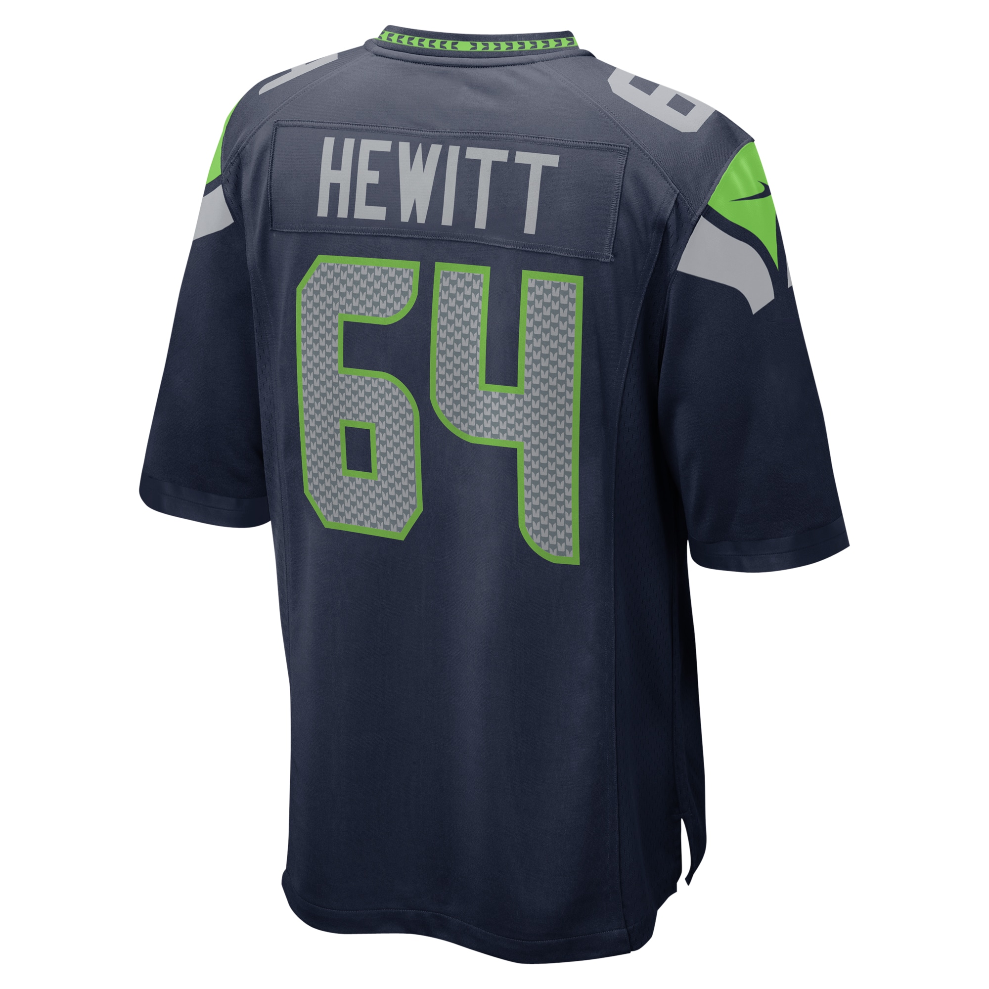 Jarrod Hewitt Seattle Seahawks Nike Home Game Player Jersey - College Navy - vstockx