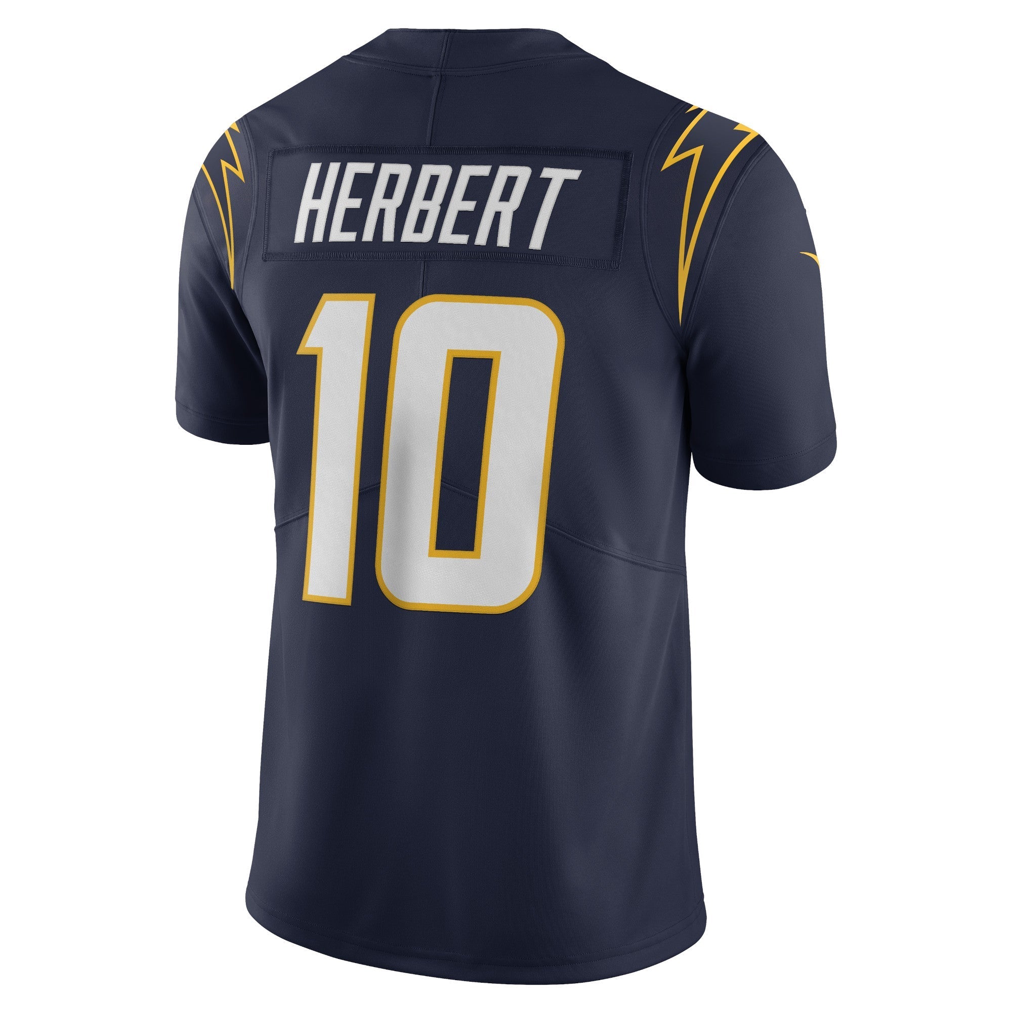 Men's Nike Justin Herbert Navy Los Angeles Chargers Vapor Limited Jersey - vstockx