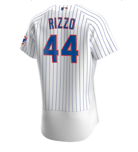 Men's Chicago Cubs Anthony Rizzo White Home Authentic Player Jersey - vstockx