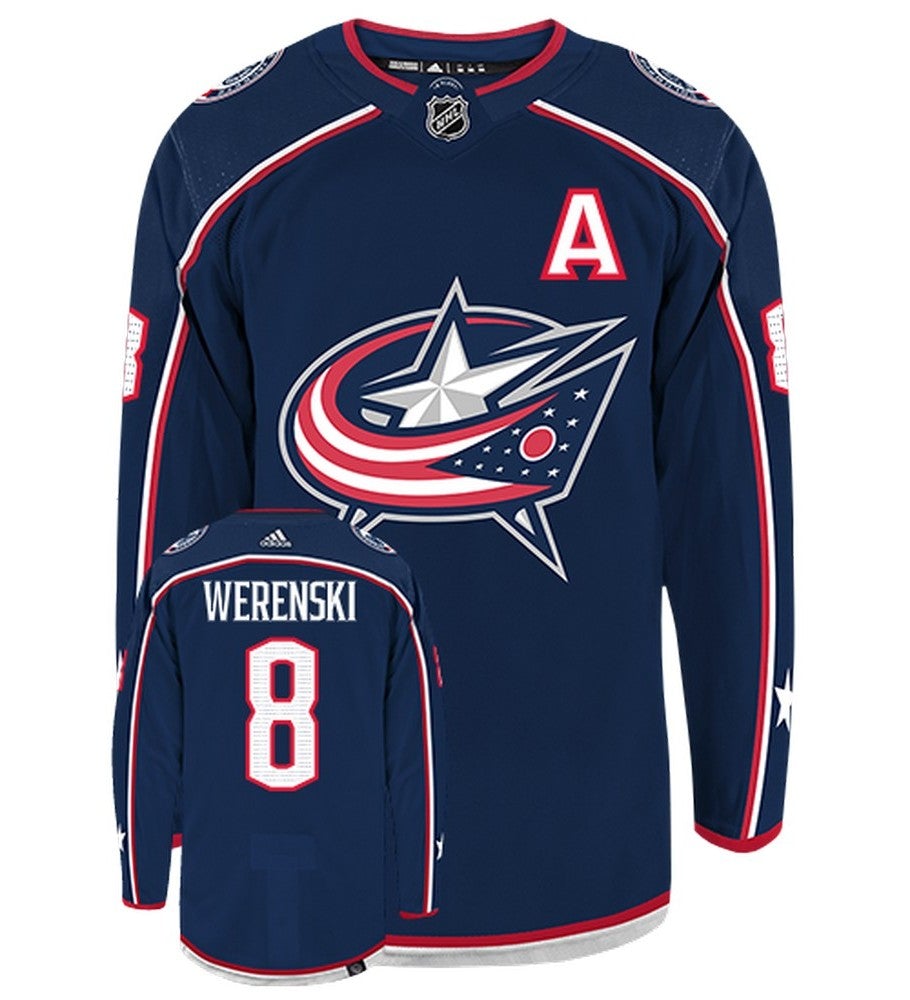 Zach Werenski Columbus Blue Jackets Adidas Primegreen Authentic NHL Hockey Jersey - vstockx
