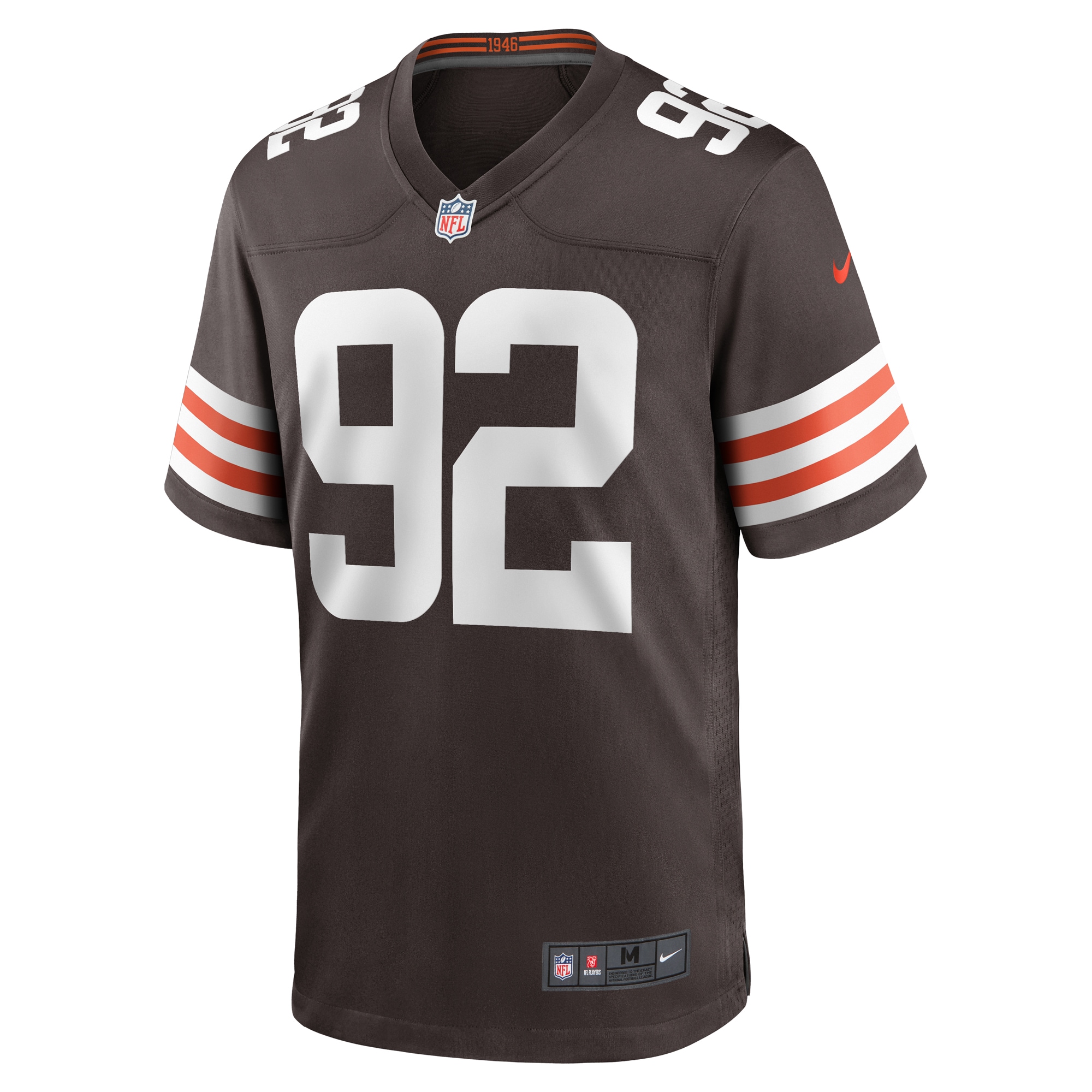 Sam Kamara Cleveland Browns Nike Team Game Jersey - Brown - vstockx