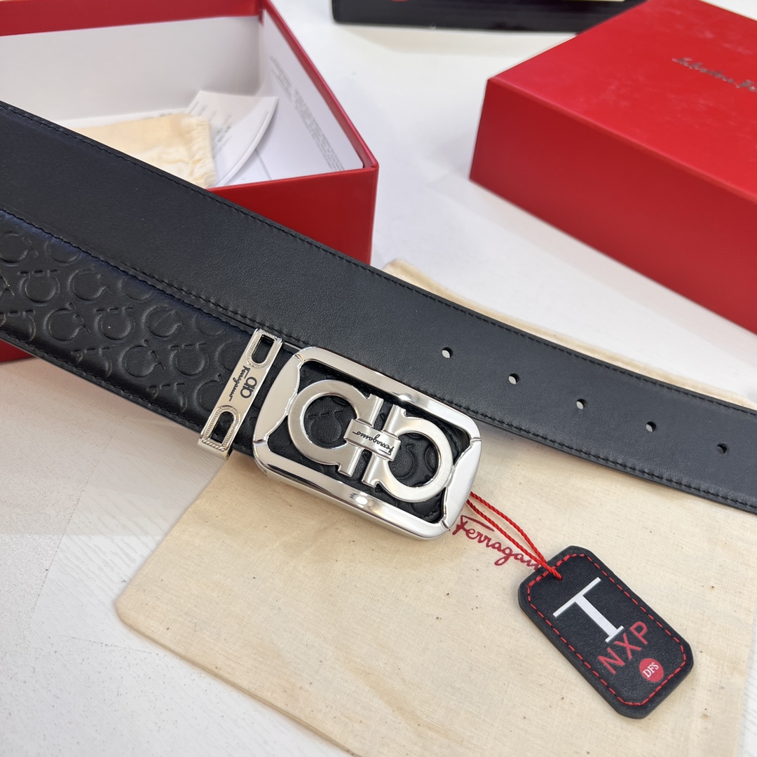 Streetwear Belt Ferragamo 320335 size:3.5cm - vstockx