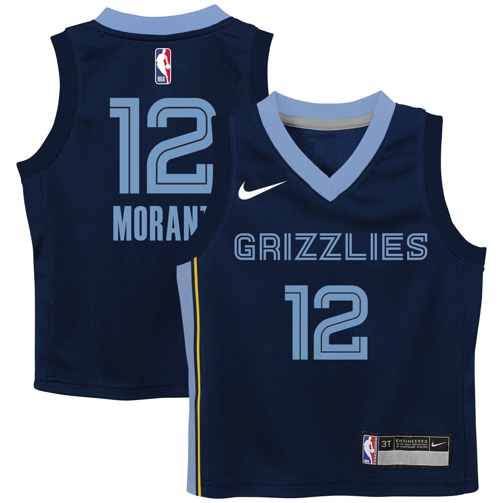 Ja Morant Memphis Grizzlies Nike Infant Swingman Player Jersey - Icon Edition - Navy - vstockx