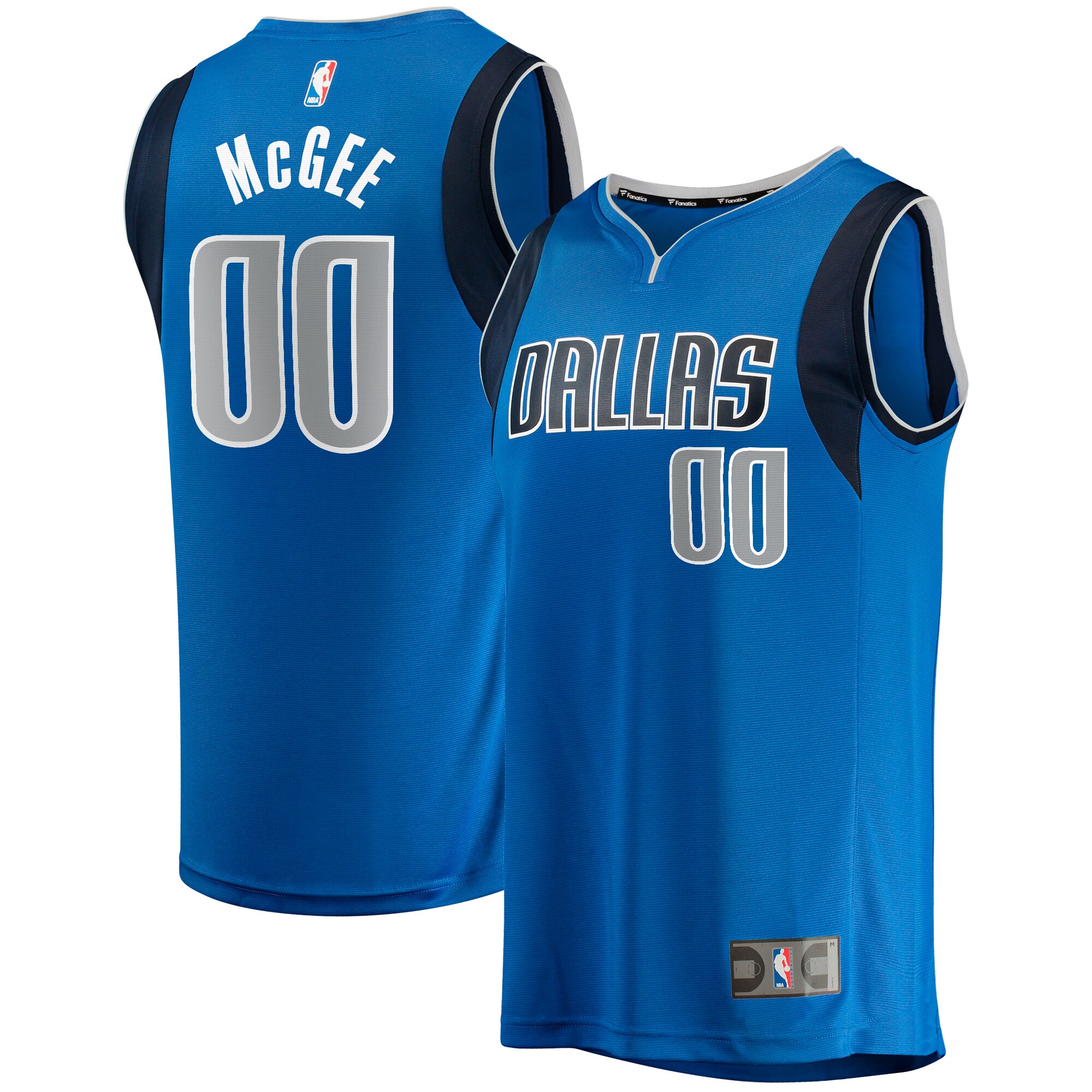 JaVale McGee Dallas Mavericks Fanatics Branded Fast Break Player Jersey - Icon Edition - Royal - vstockx