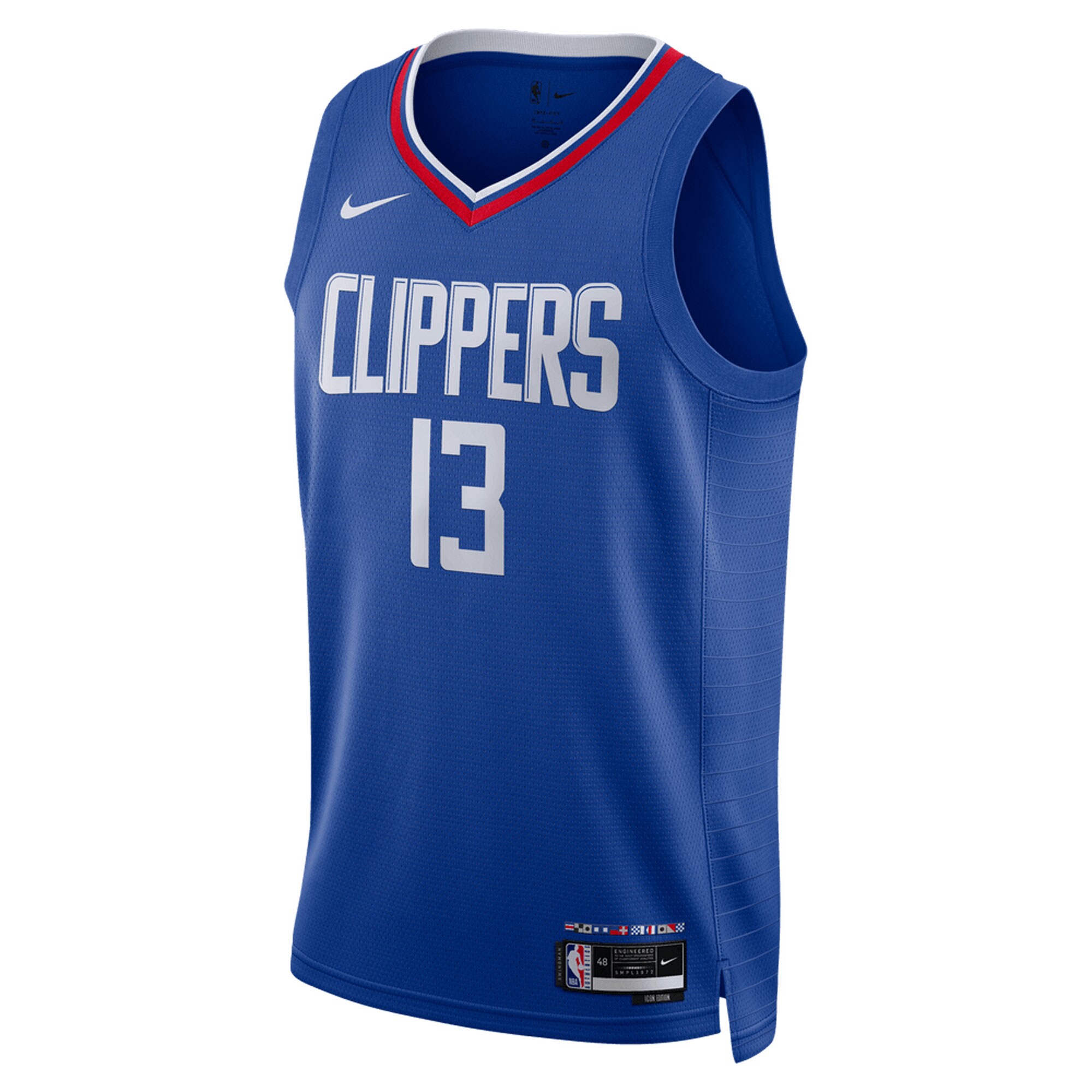 Paul George LA Clippers Nike Unisex Swingman Jersey - Association Edition - Royal - vstockx