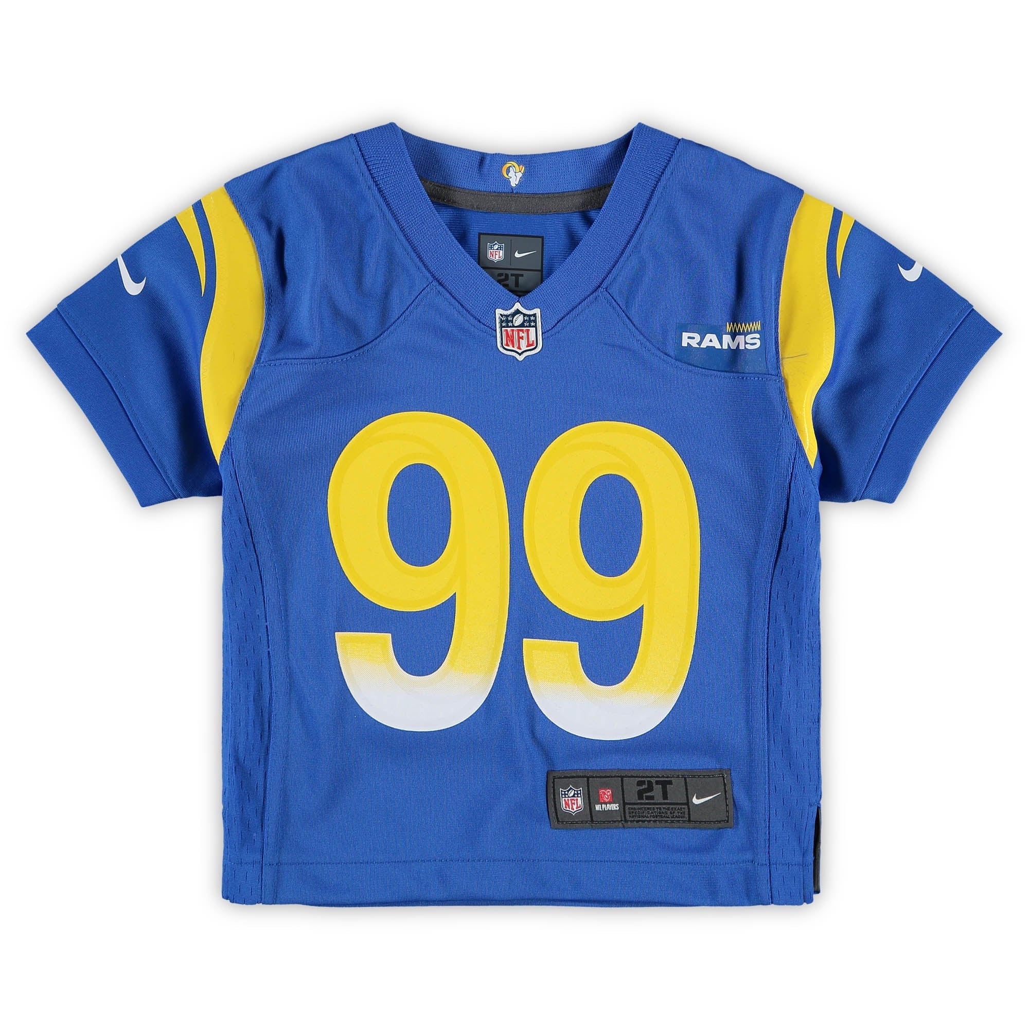 Toddler Nike Aaron Donald Royal Los Angeles Rams Game Jersey - vstockx