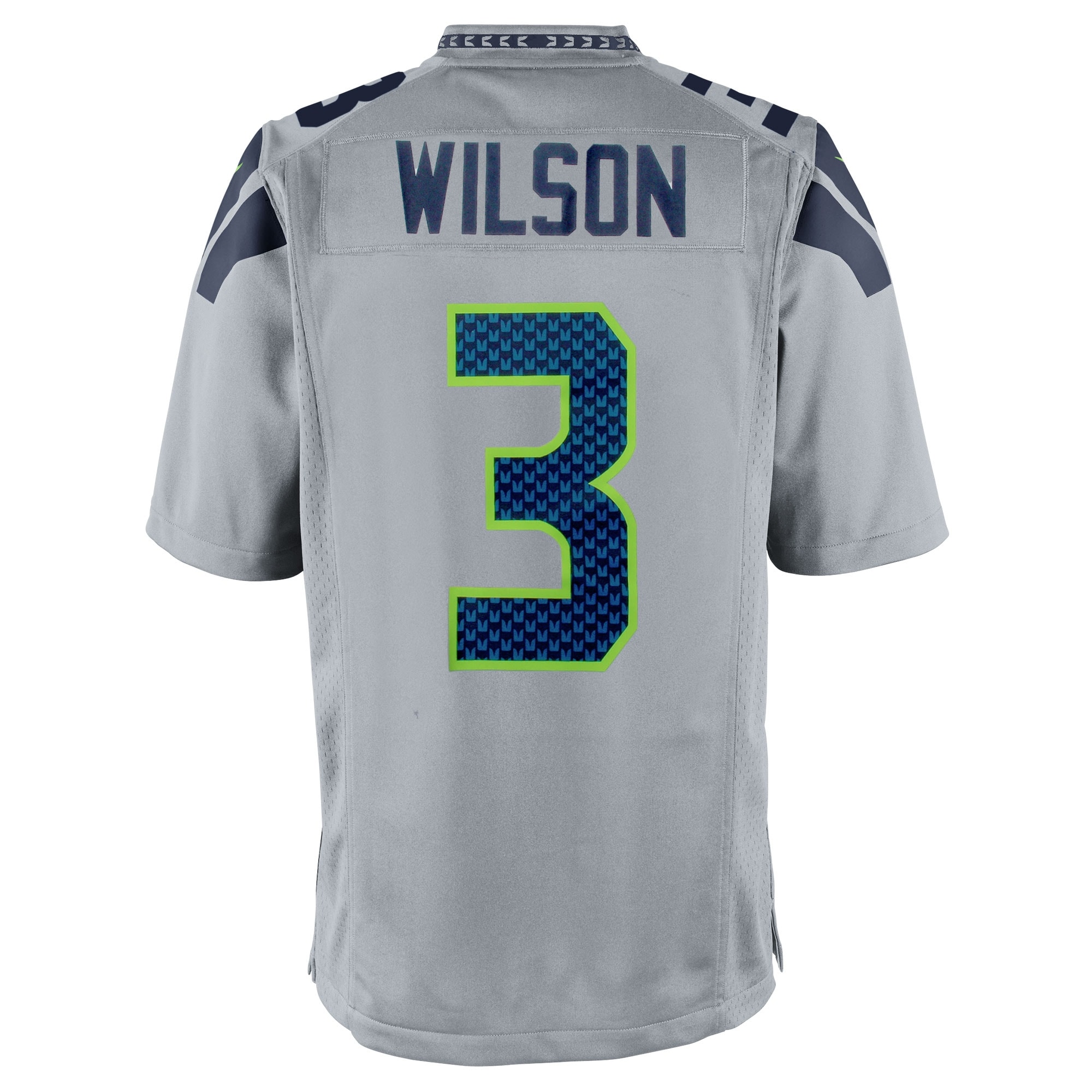 Russell Wilson Seattle Seahawks Nike Alternate Game Jersey - Gray - vstockx