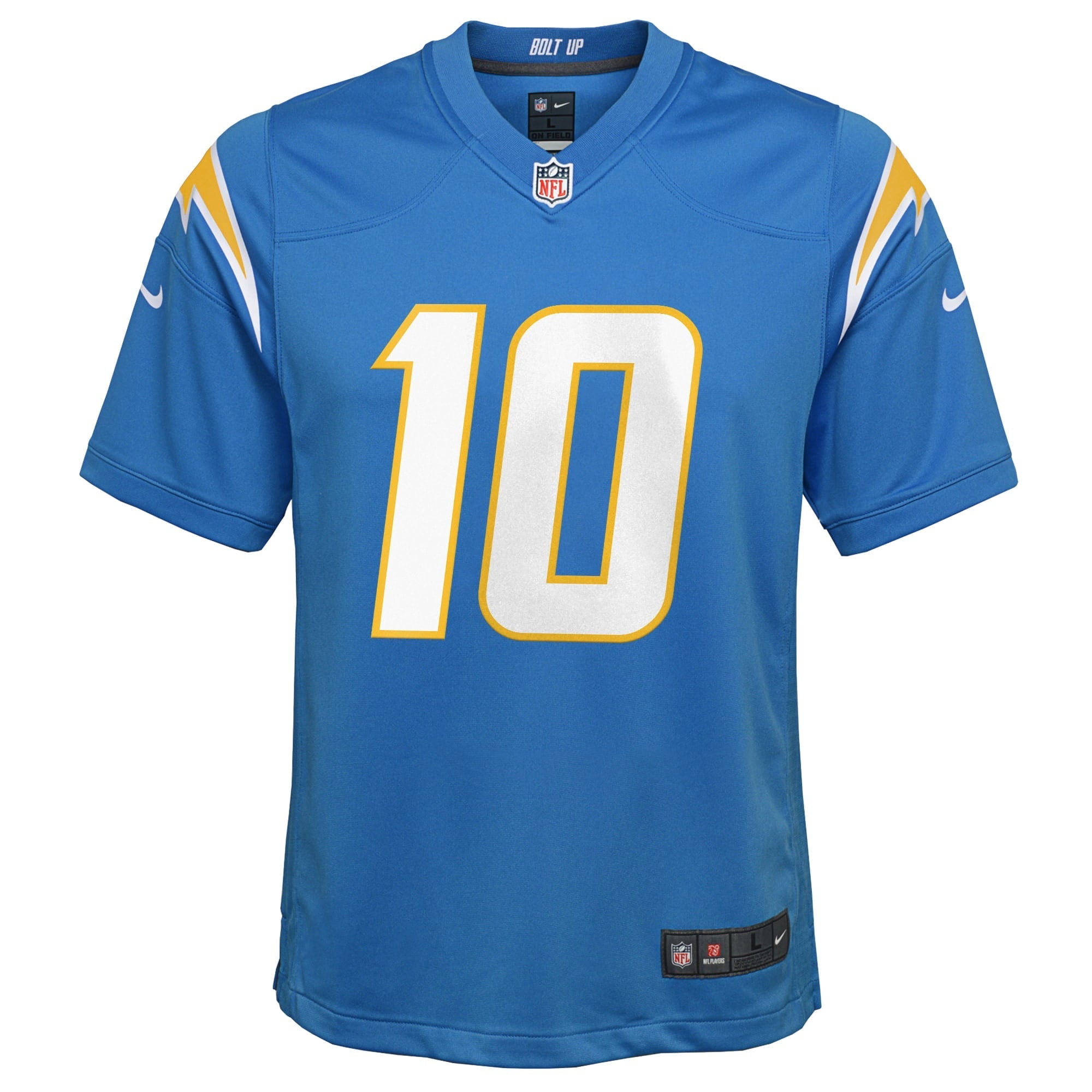 Youth Nike Justin Herbert Powder Blue Los Angeles Chargers Game Jersey - vstockx