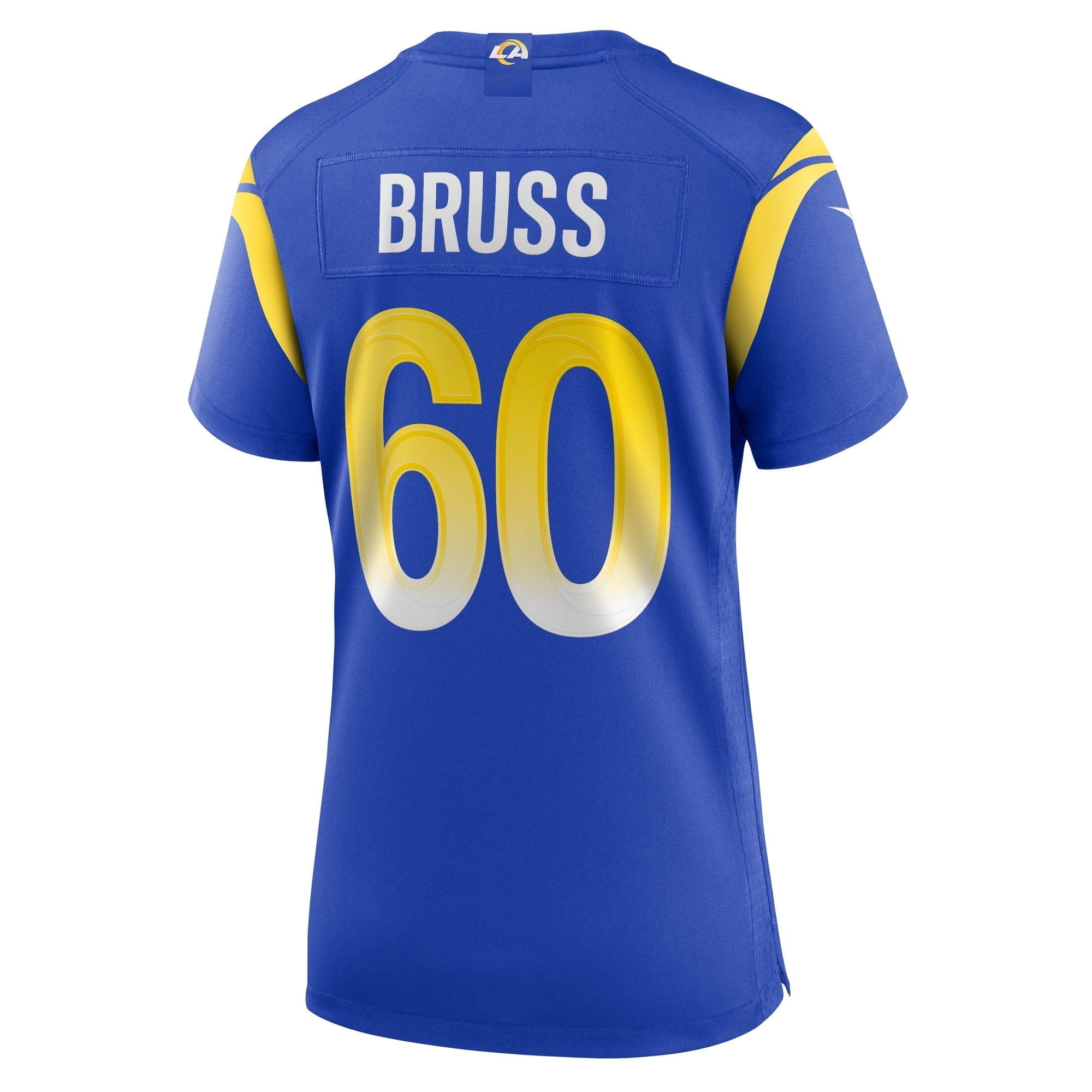 Women's Nike Logan Bruss Royal Los Angeles Rams Game Player Jersey - vstockx