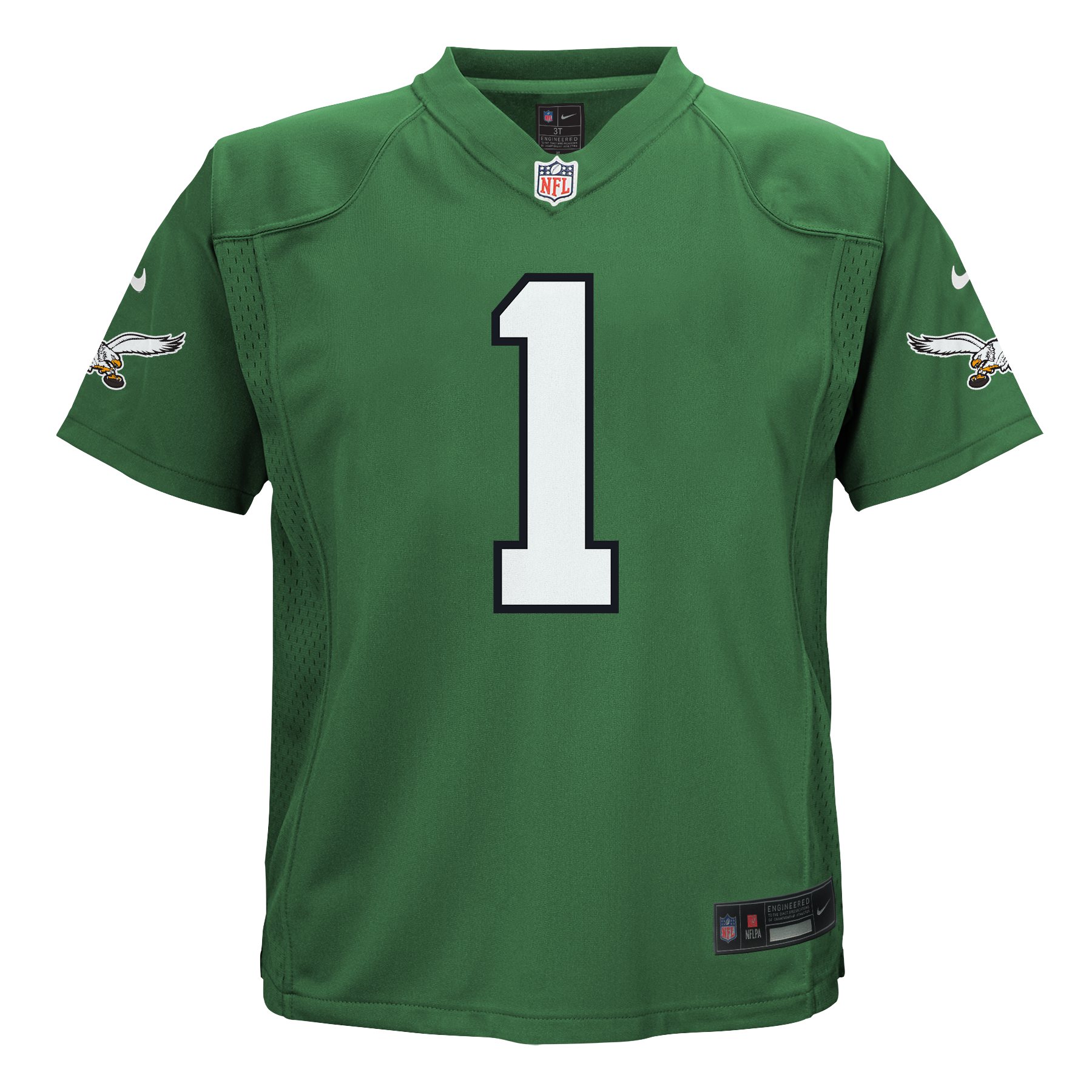 Jalen Hurts Philadelphia Eagles Nike Infant Alternate Game Jersey - Kelly Green - vstockx