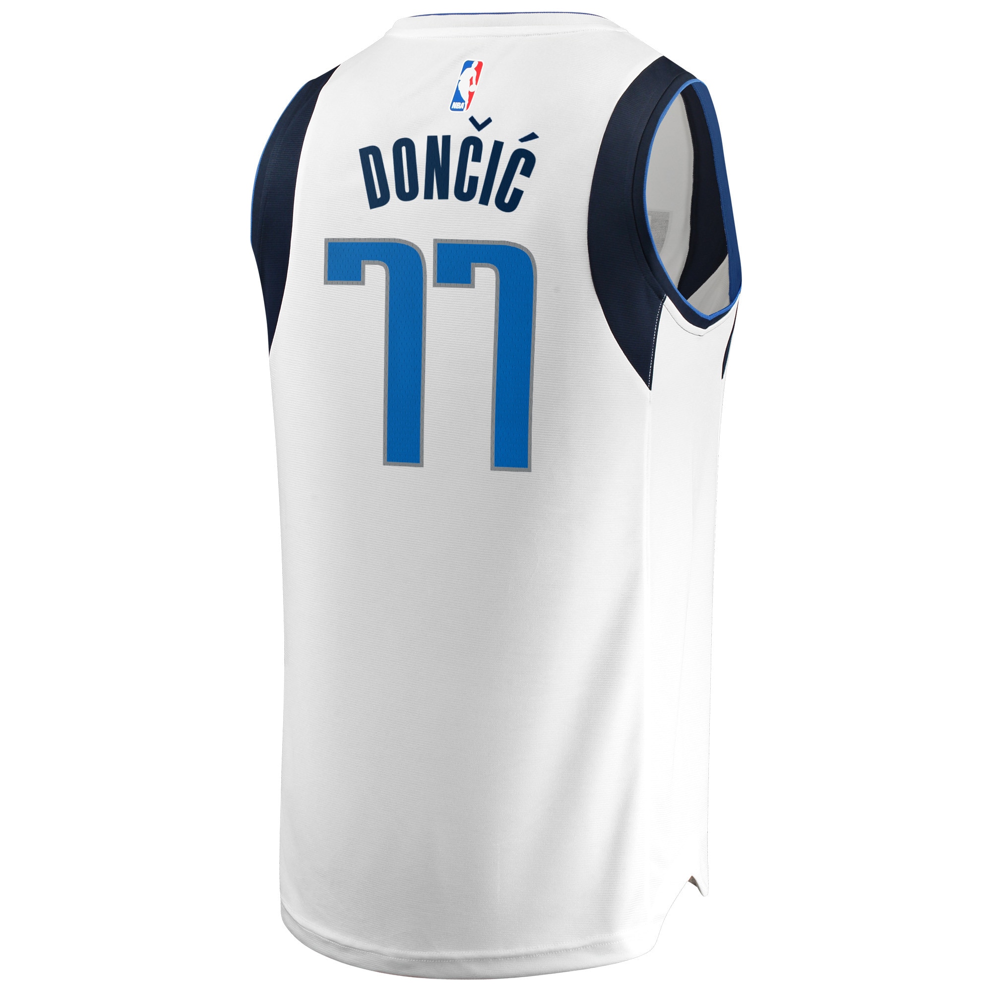 Luka Doncic Dallas Mavericks Fanatics Branded Fast Break Men's Replica Jersey - Association Edition - White - vstockx