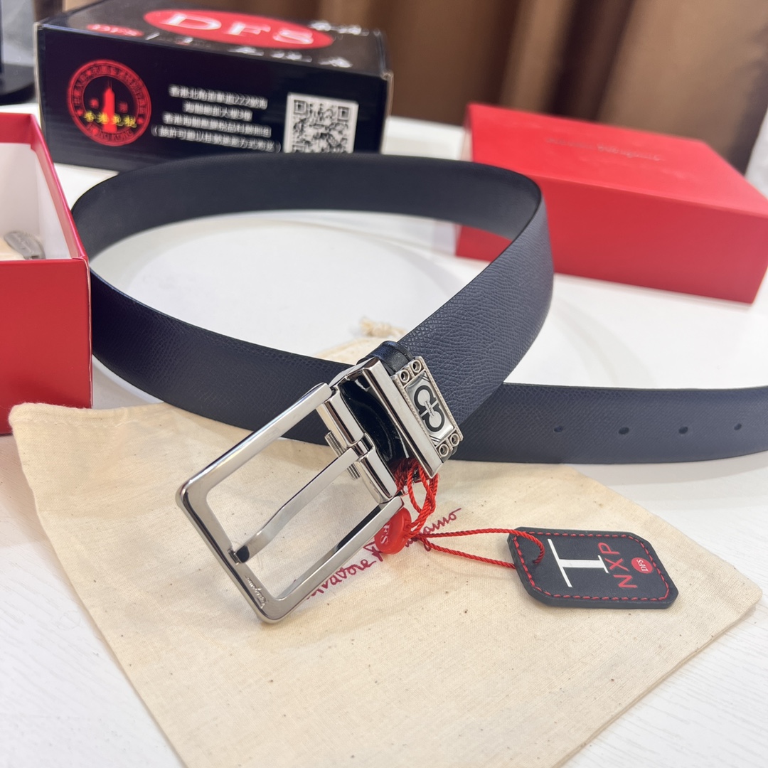 Streetwear Belt Ferragamo 320285 size:3.5cm - vstockx
