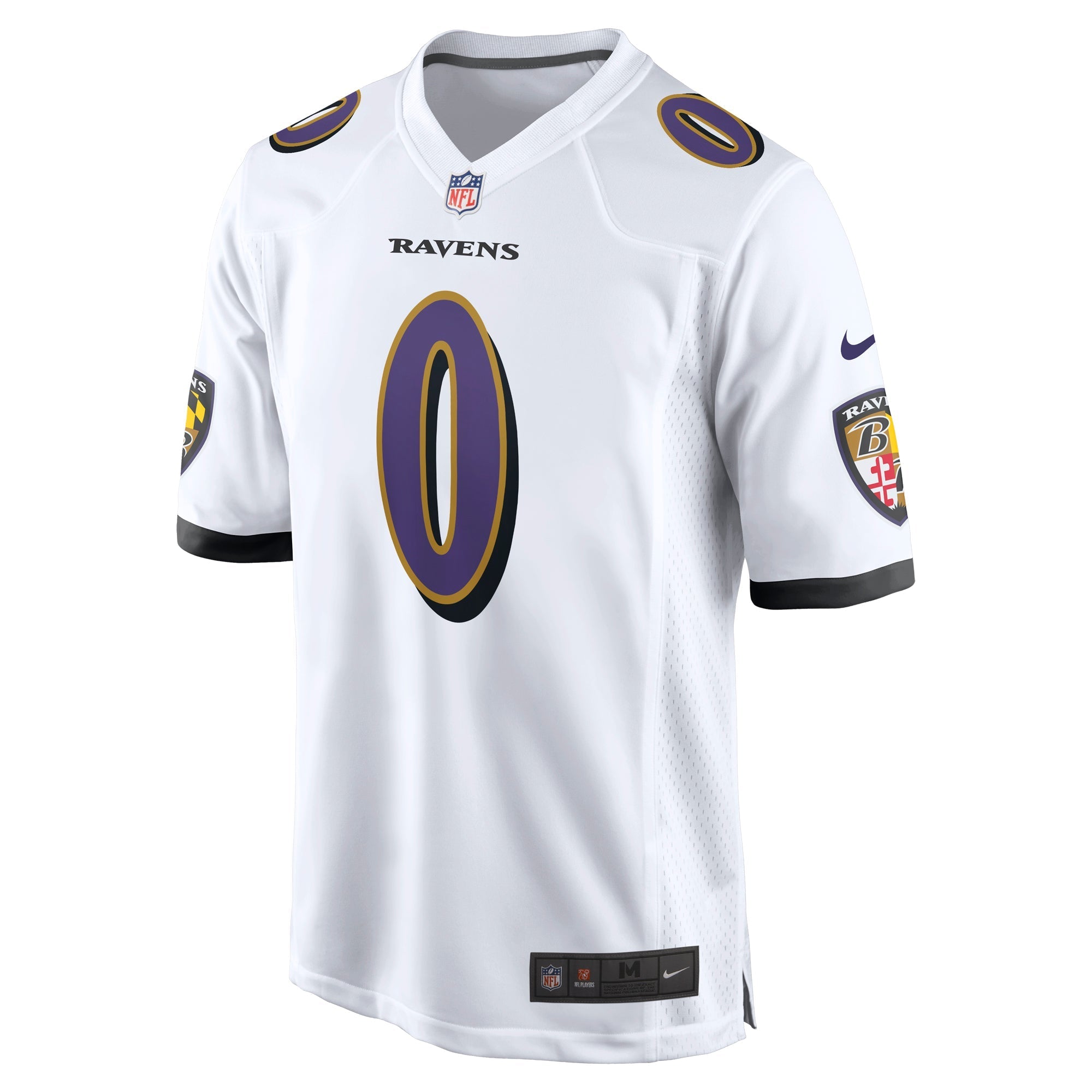 Men's Nike Roquan Smith White Baltimore Ravens Game Jersey - vstockx