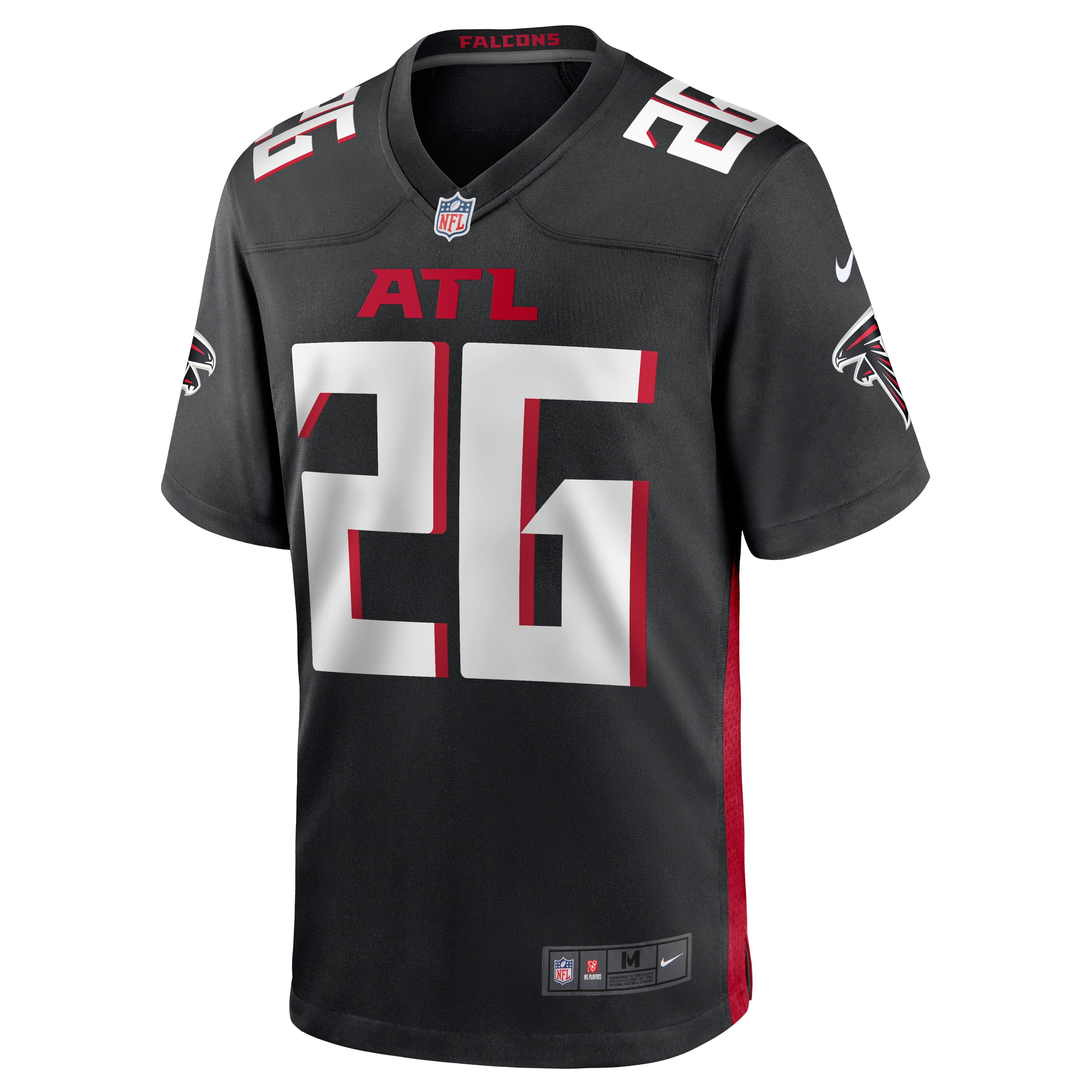 Men's Nike Isaiah Oliver Black Atlanta Falcons Game Jersey - vstockx