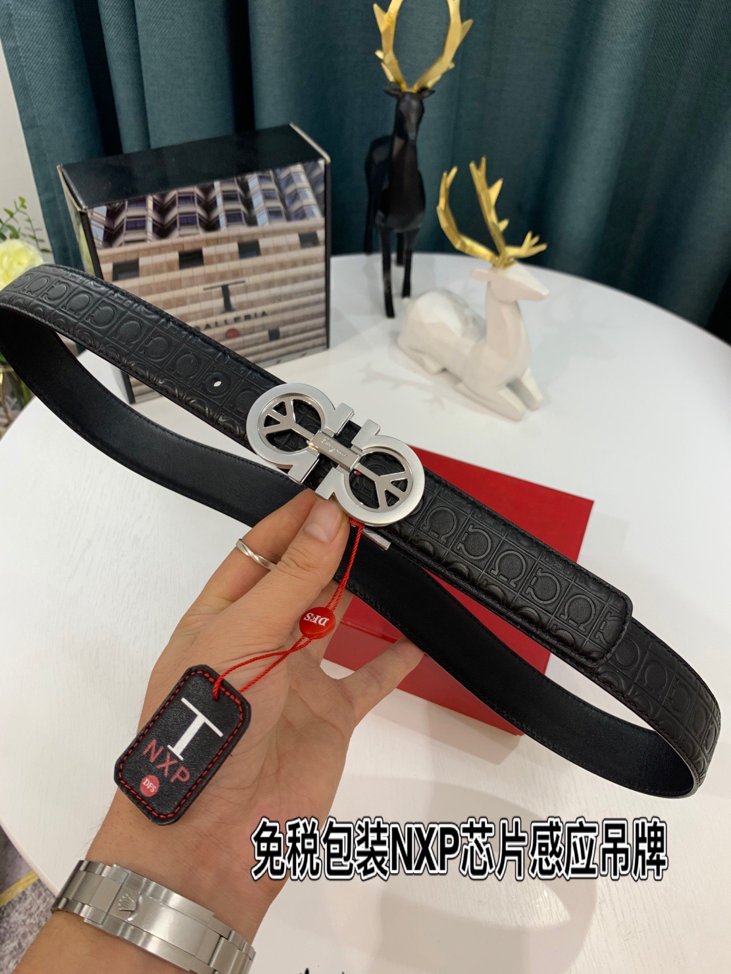 Streetwear Belt Ferragamo 319199 size:3.5cm - vstockx