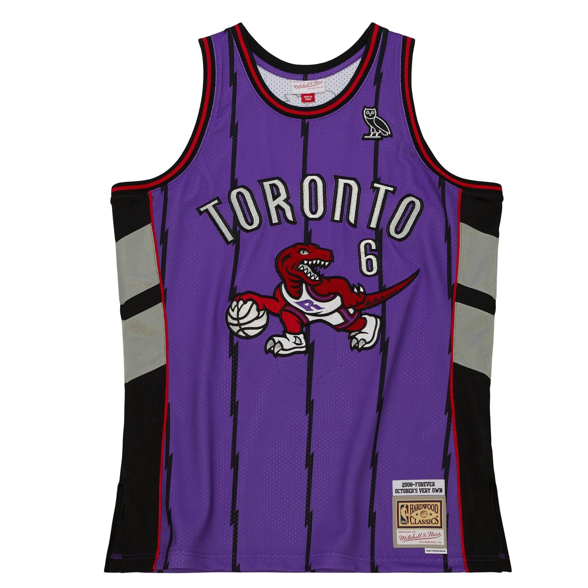 M&N x OVO Swingman Toronto Raptors Jersey - vstockx