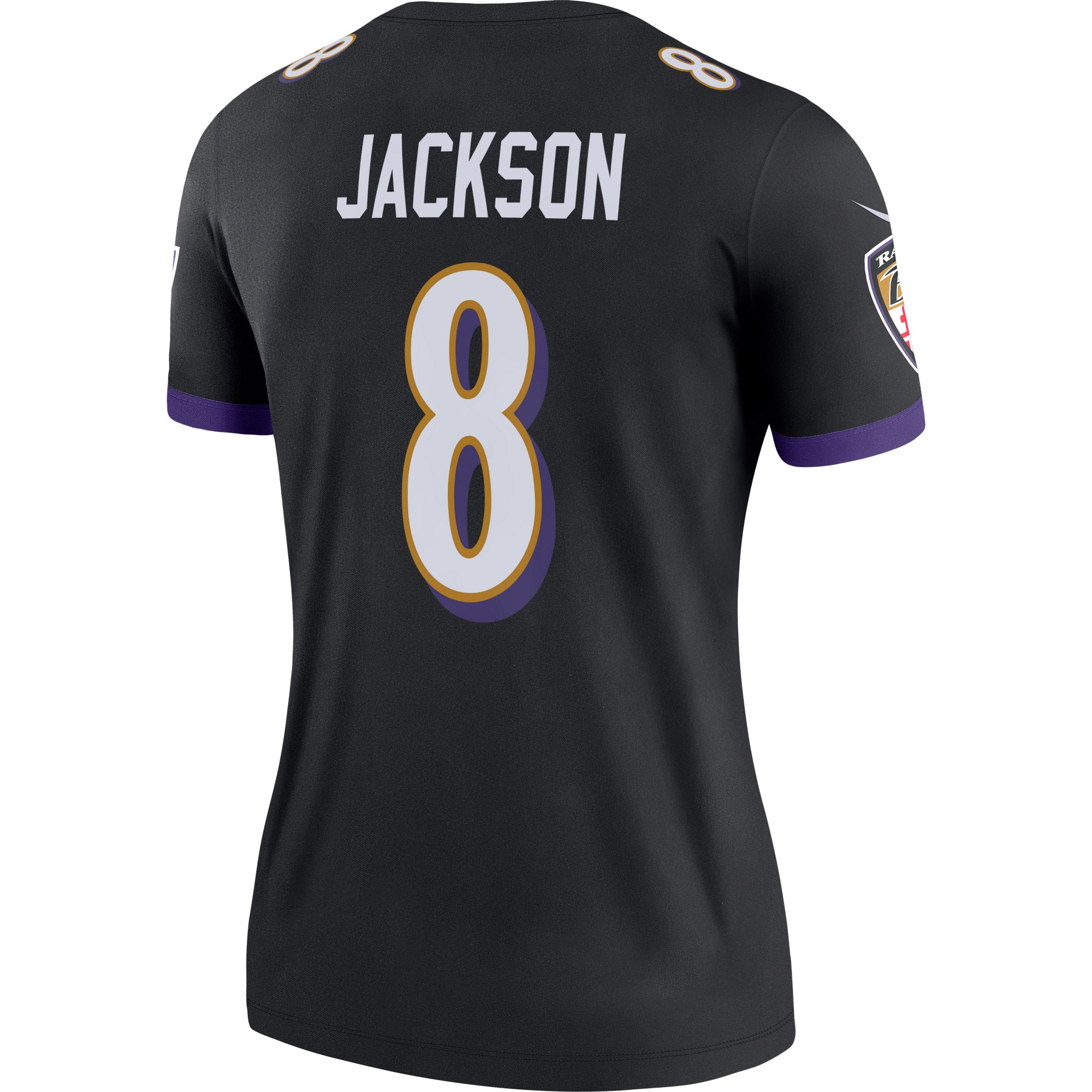 Lamar Jackson Baltimore Ravens Nike Women's Legend Team Jersey - Black - vstockx