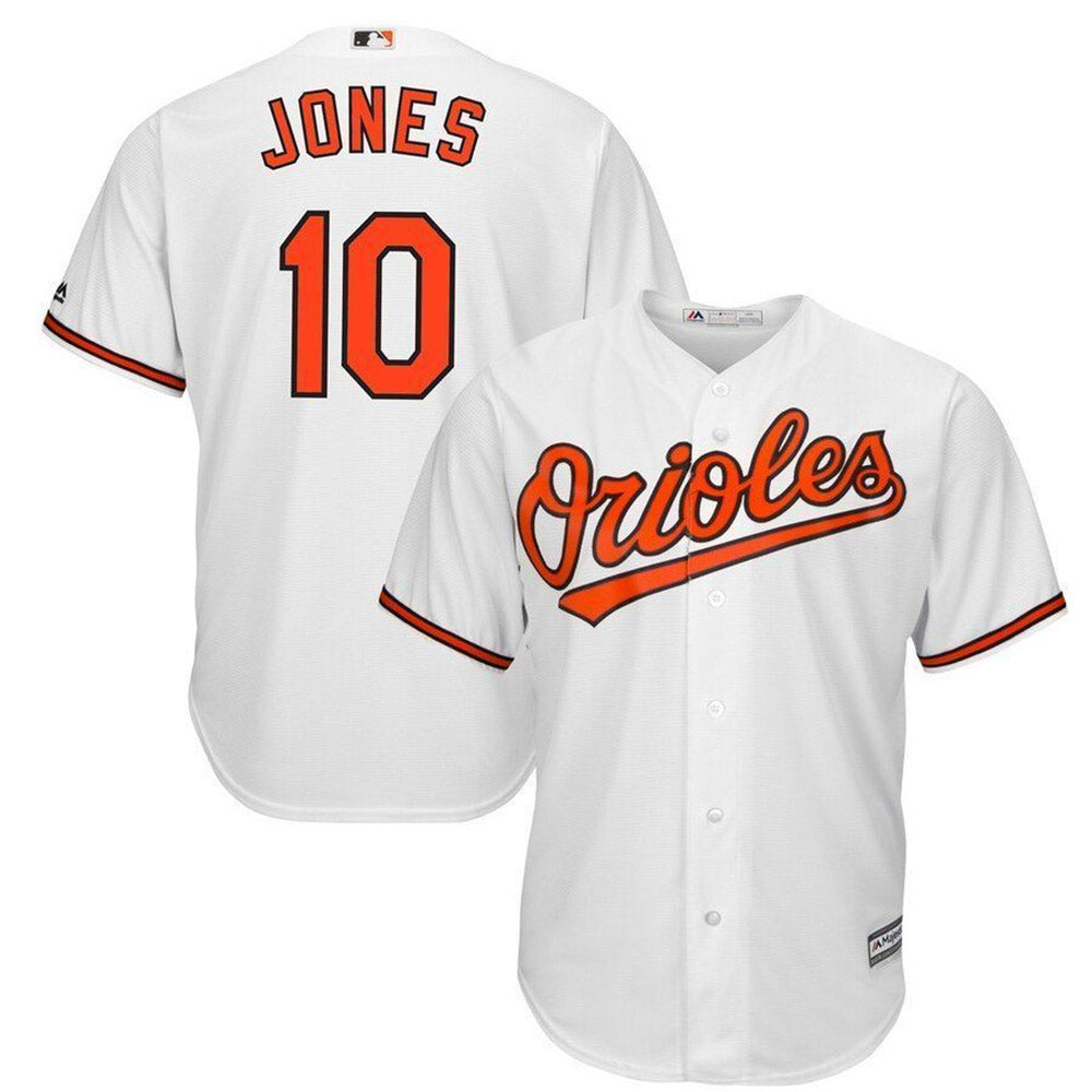 Men's Baltimore Orioles Adam Jones Replica Home Jersey - White - vstockx