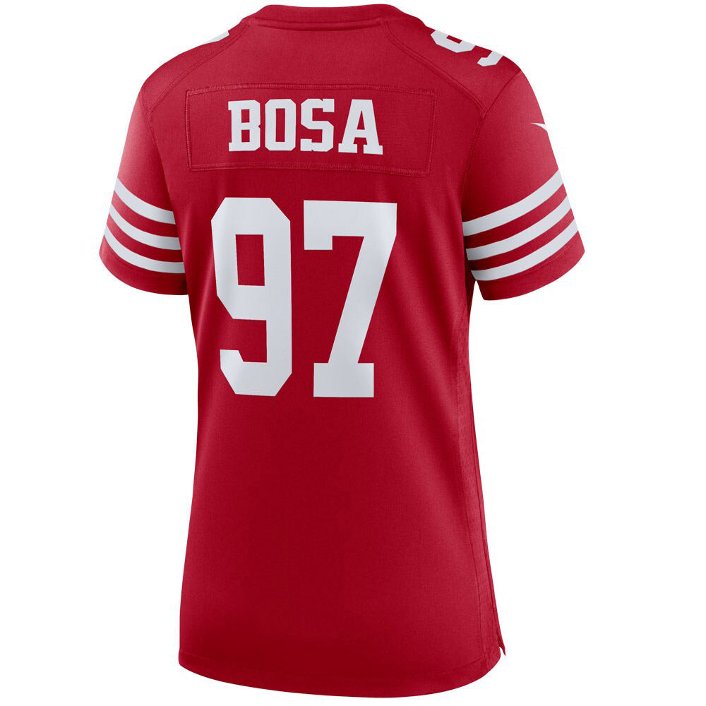Women's San Francisco 49ers Nick Bosa Player Game Jersey Scarlet - vstockx