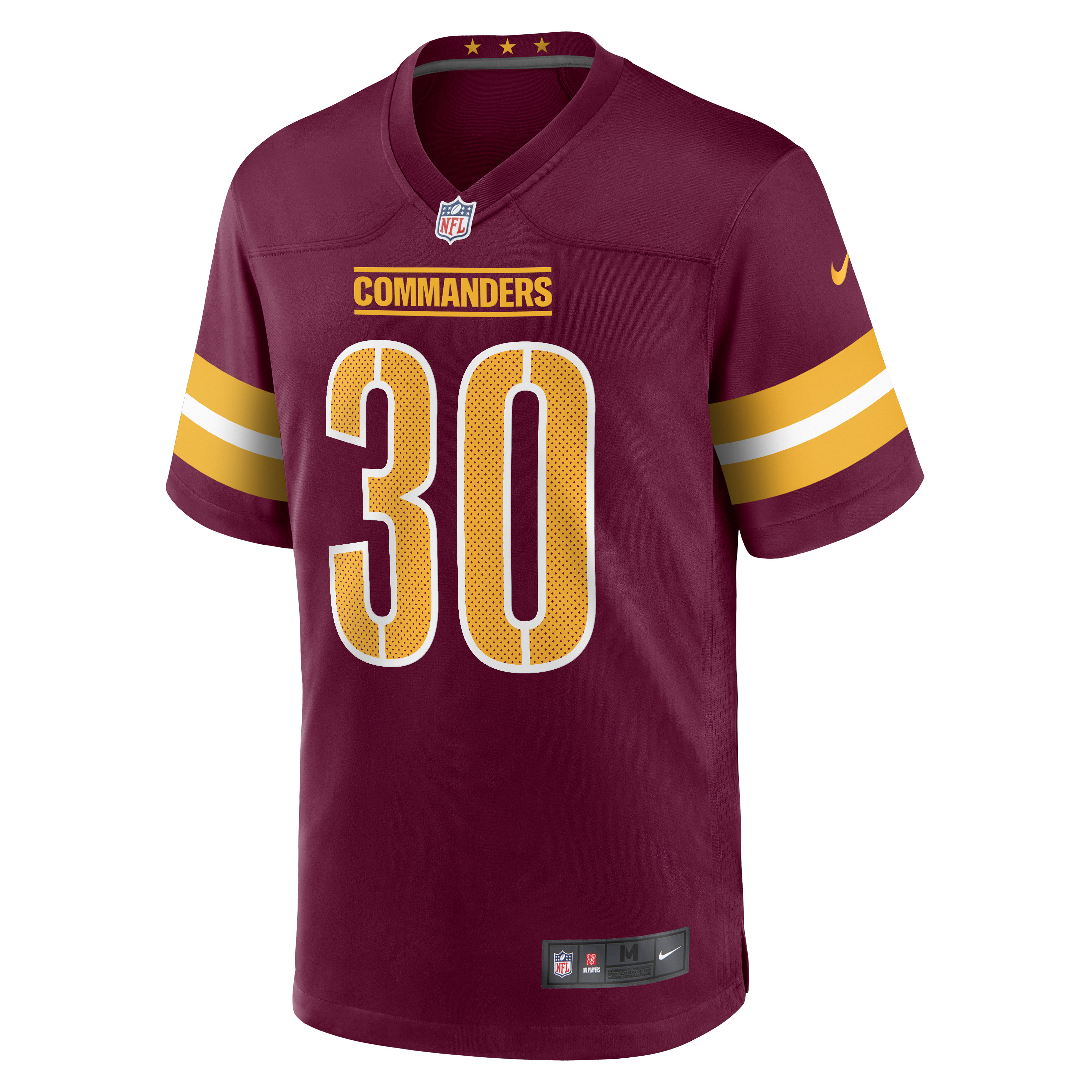 Joshua Kalu Washington Commanders Nike Game Jersey - Burgundy - vstockx