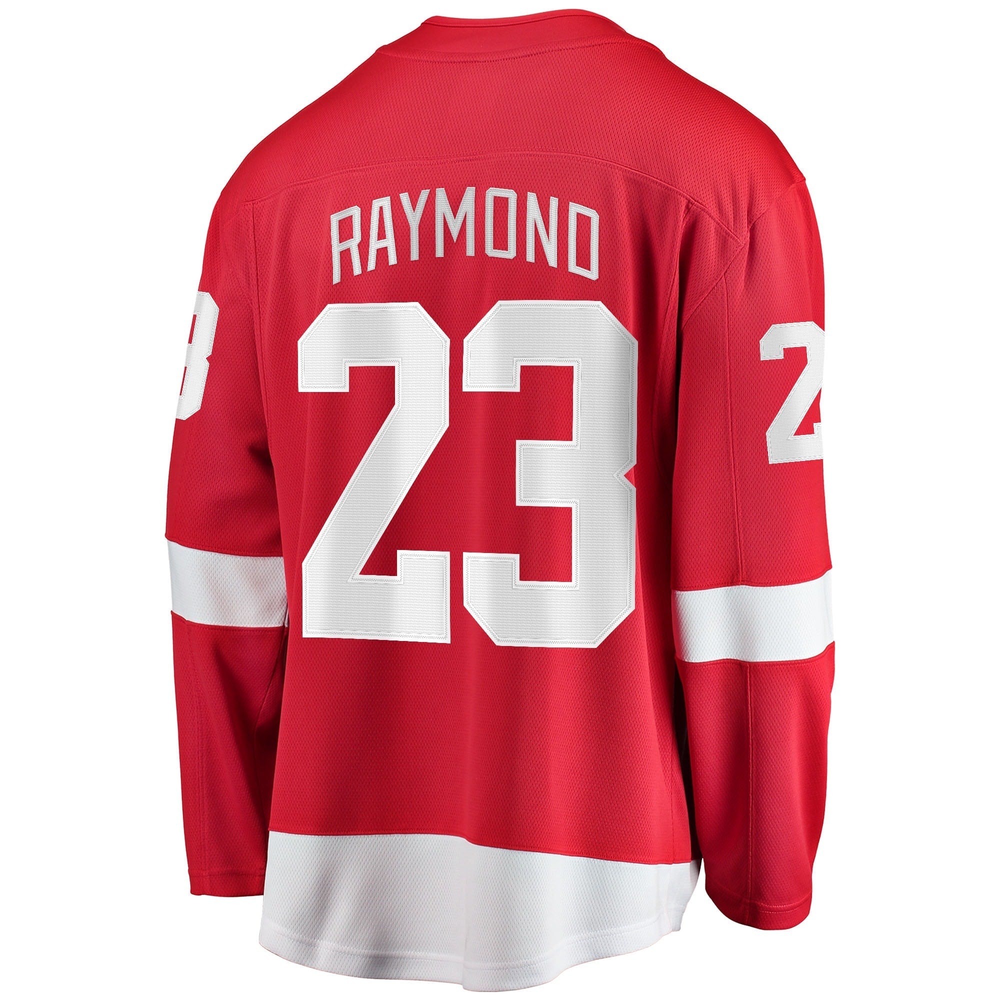 Men's Fanatics Branded Lucas Raymond Red Detroit Red Wings Home Breakaway Player Jersey - vstockx