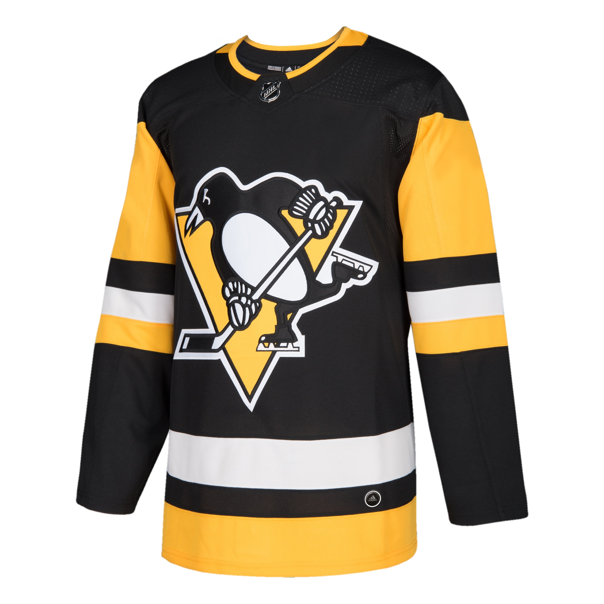 Pittsburgh Penguins adidas Home Authentic Blank Jersey - Black - vstockx