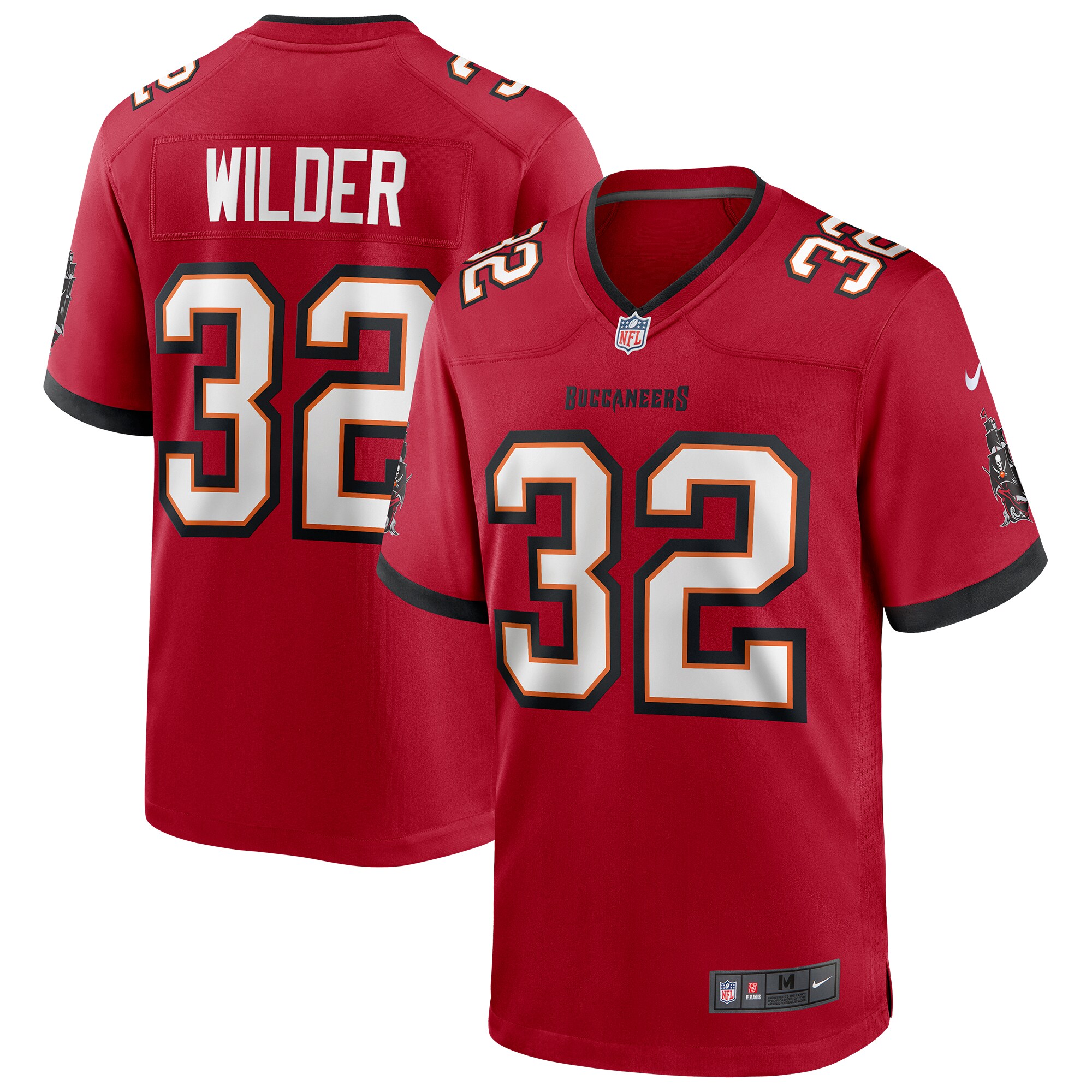 James Wilder Tampa Bay Buccaneers Nike Game Retired Player Jersey - Red - vstockx
