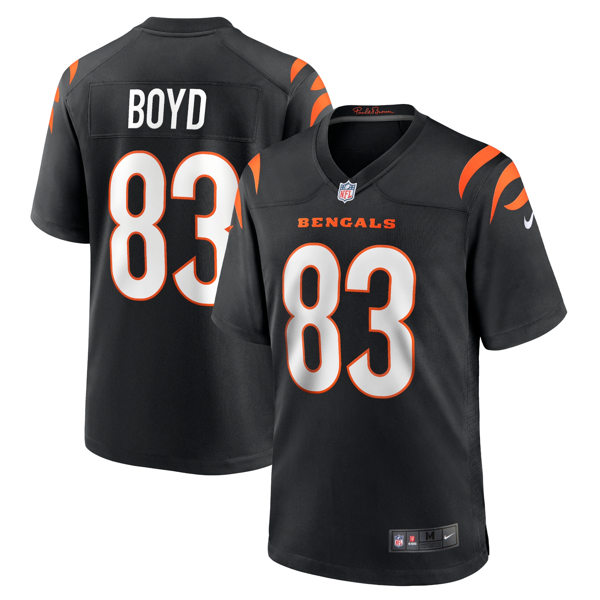 Tyler Boyd Cincinnati Bengals Nike Game Jersey - Black - vstockx