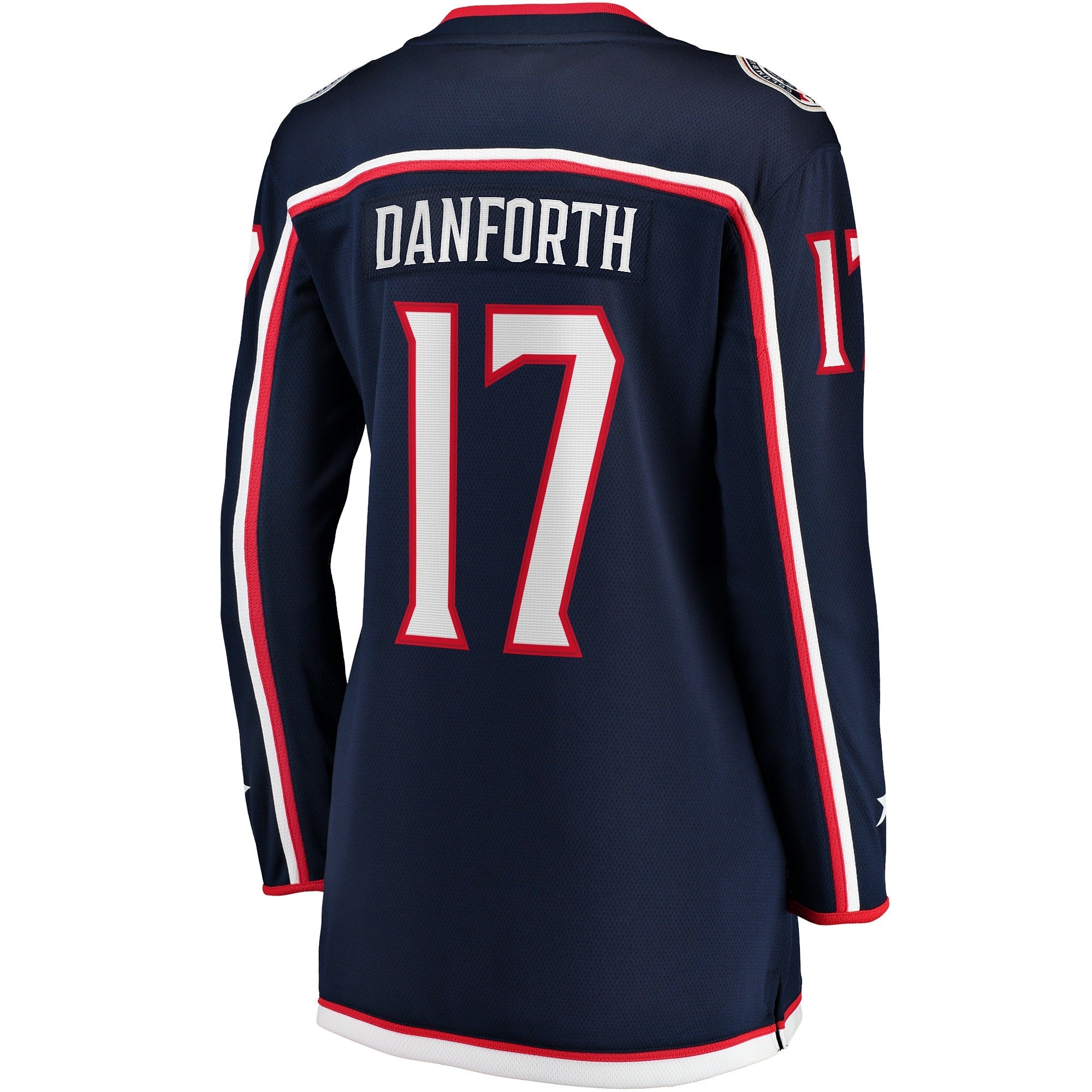Women's Fanatics Branded Justin Danforth Navy Columbus Blue Jackets Home Breakaway Player Jersey - vstockx