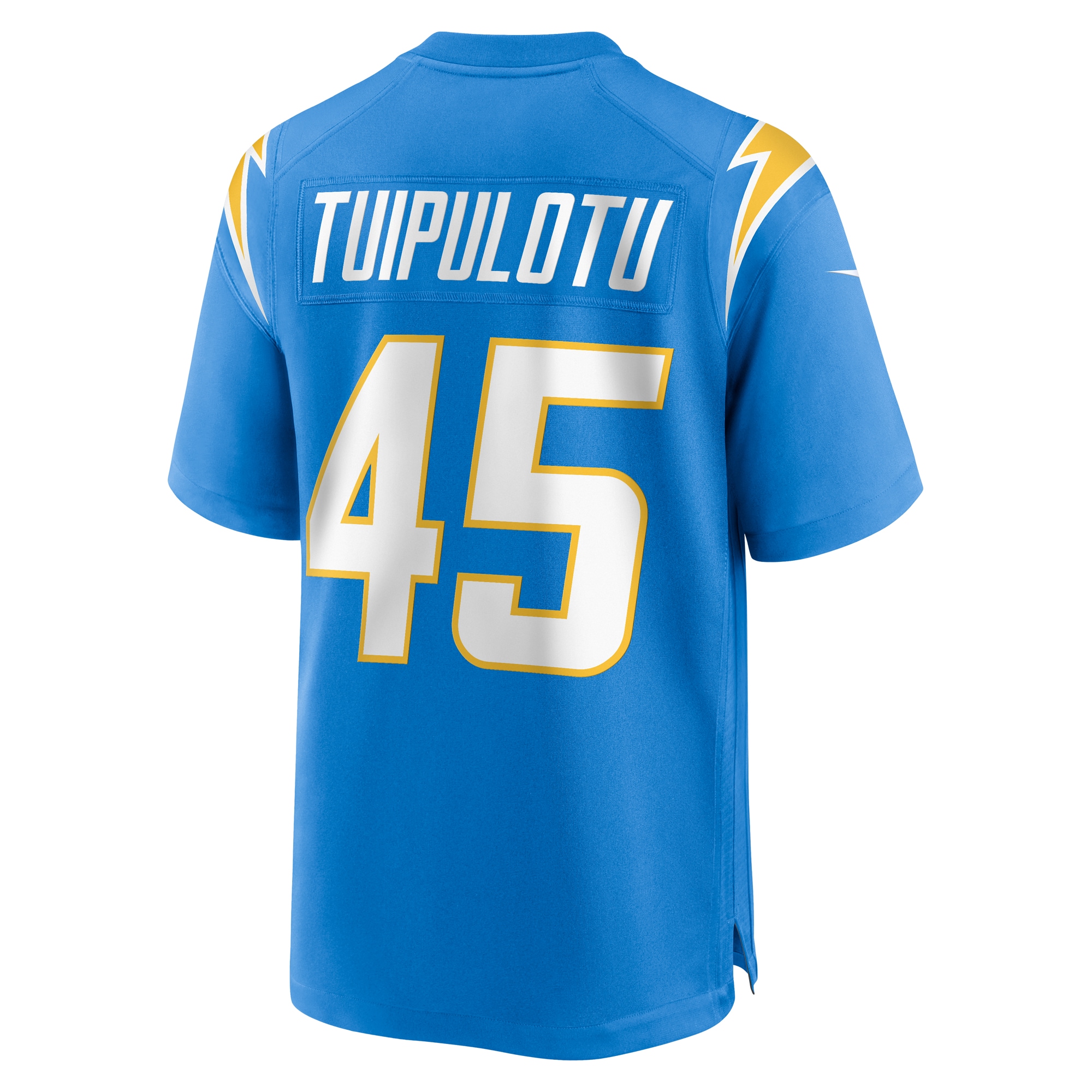 Tuli Tuipulotu Los Angeles Chargers Nike Team Game Jersey - Powder Blue - vstockx