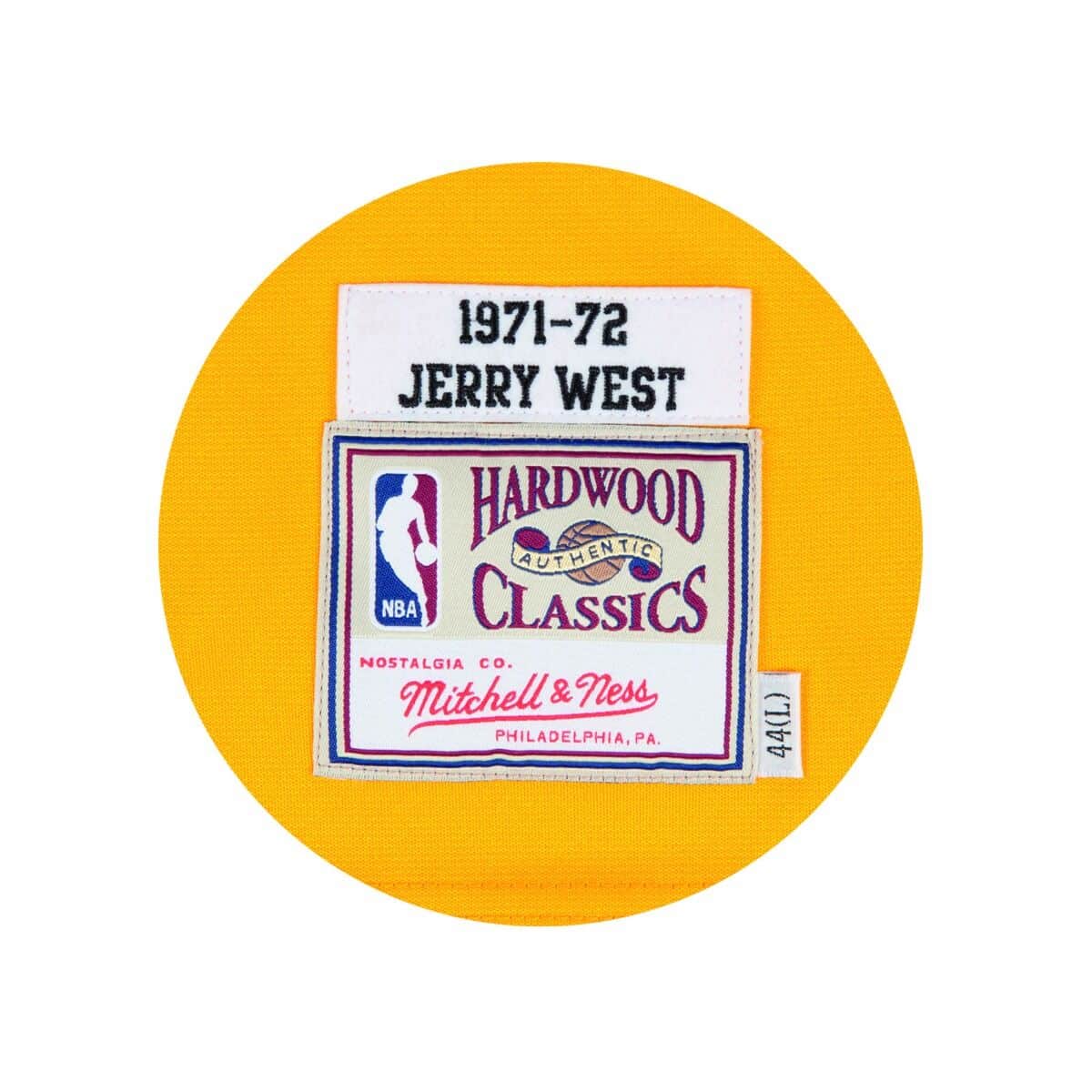 Jerry West 1971 Authentic Jersey Los Angeles Lakers - vstockx
