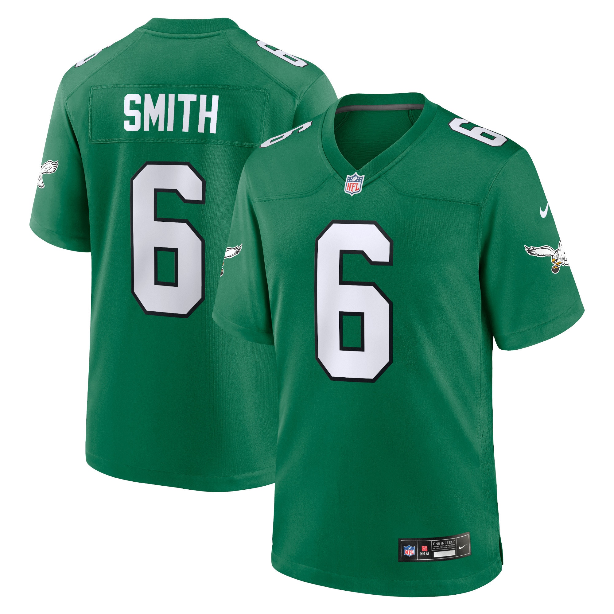 DeVonta Smith Philadelphia Eagles Nike Youth Game Jersey - Kelly Green - vstockx