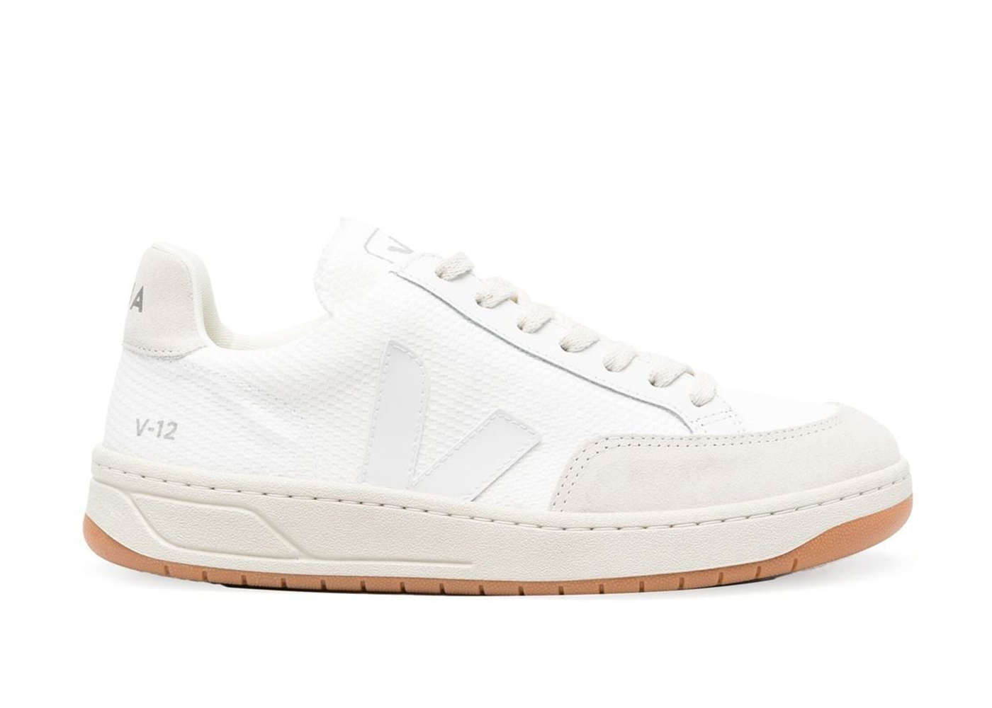 Veja V-12 B-Mesh White Natural - vstockx