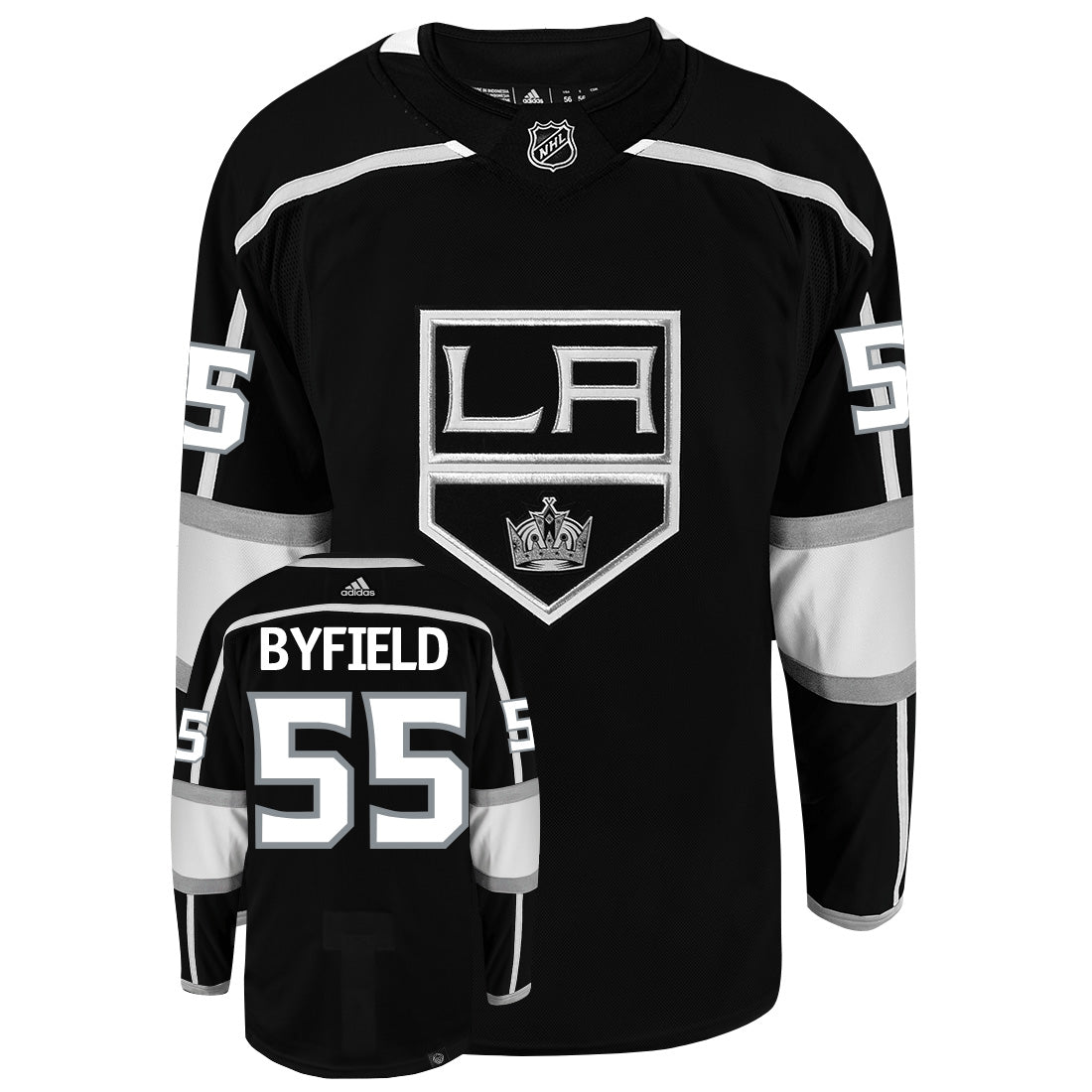 Quinton Byfield Los Angeles Kings Adidas Primegreen Authentic NHL Hockey Jersey - vstockx