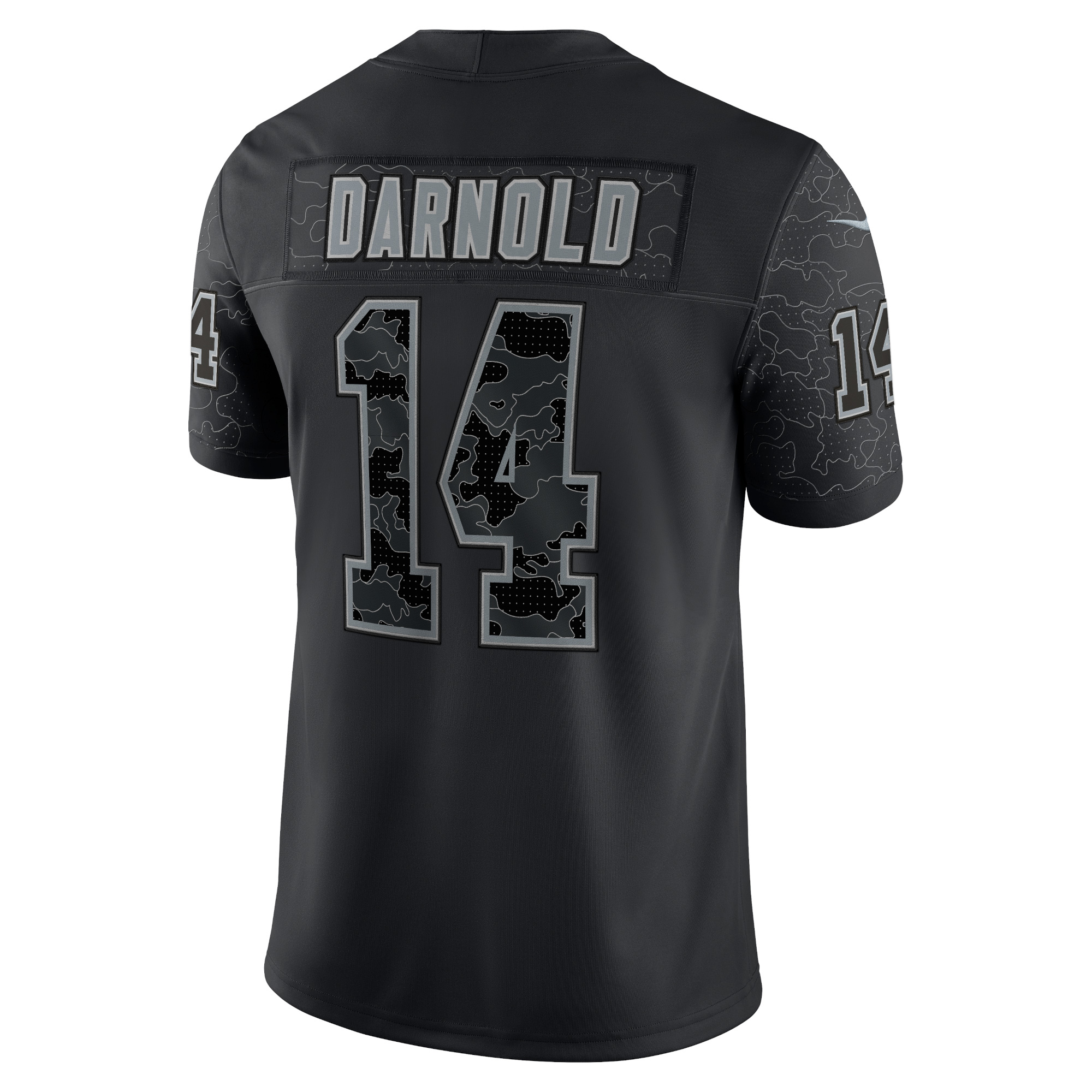 Sam Darnold Carolina Panthers Nike RFLCTV Limited Jersey - Black - vstockx