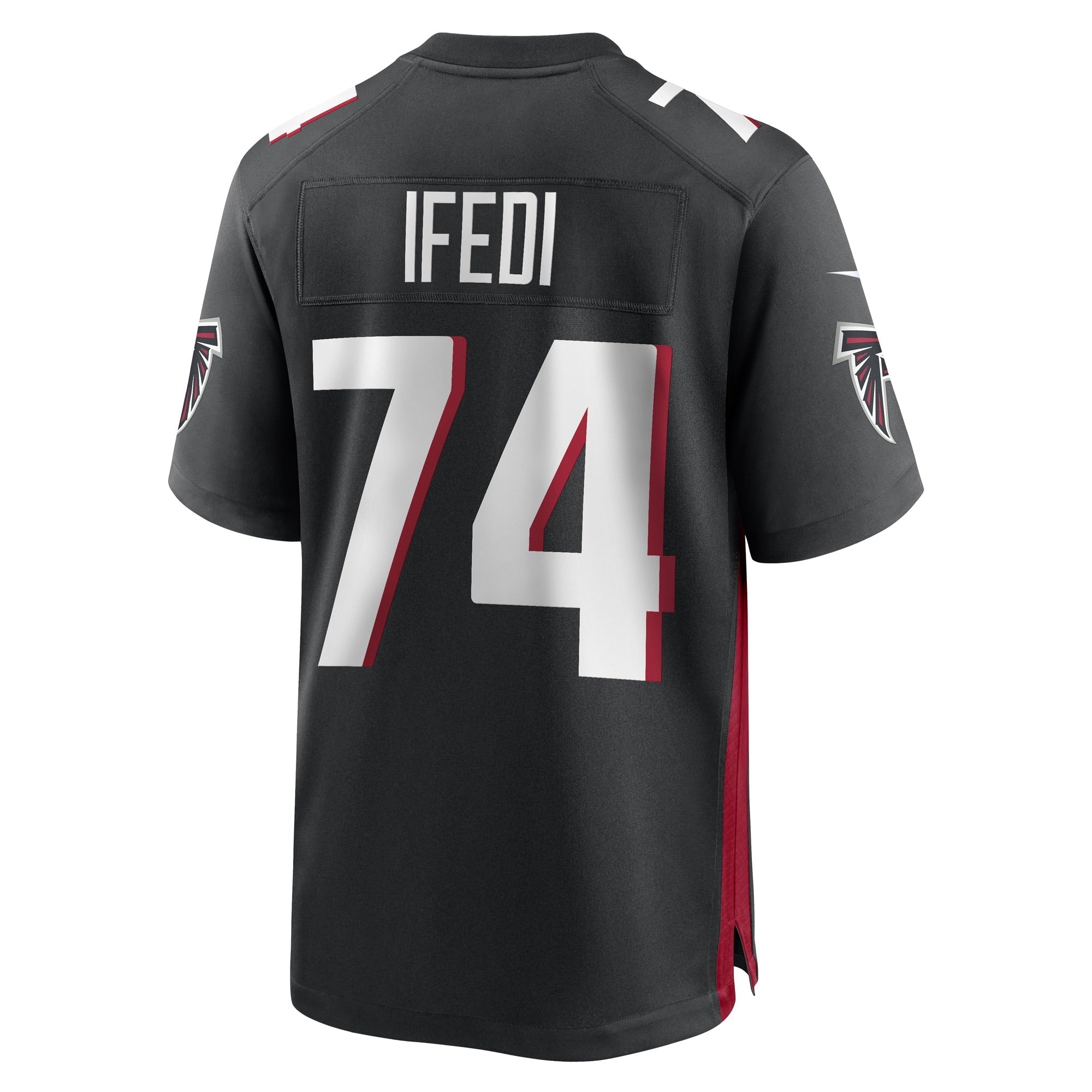 Men's Nike Germain Ifedi Black Atlanta Falcons Game Player Jersey - vstockx