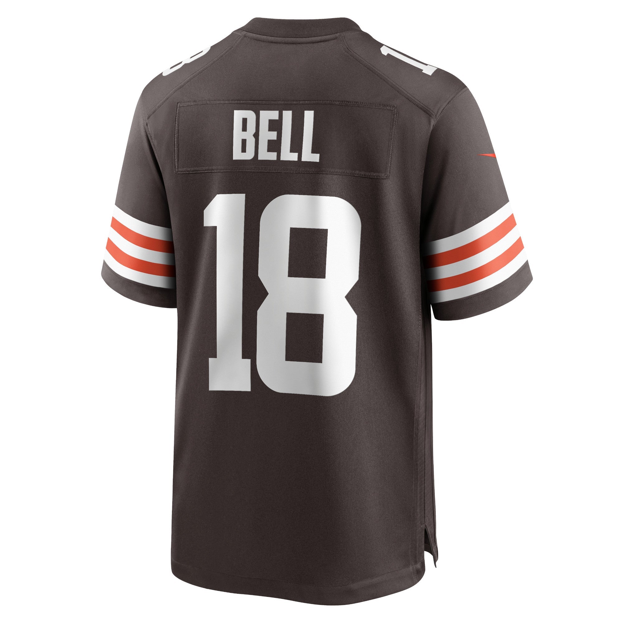 Men's Nike David Bell Brown Cleveland Browns Game Jersey - vstockx