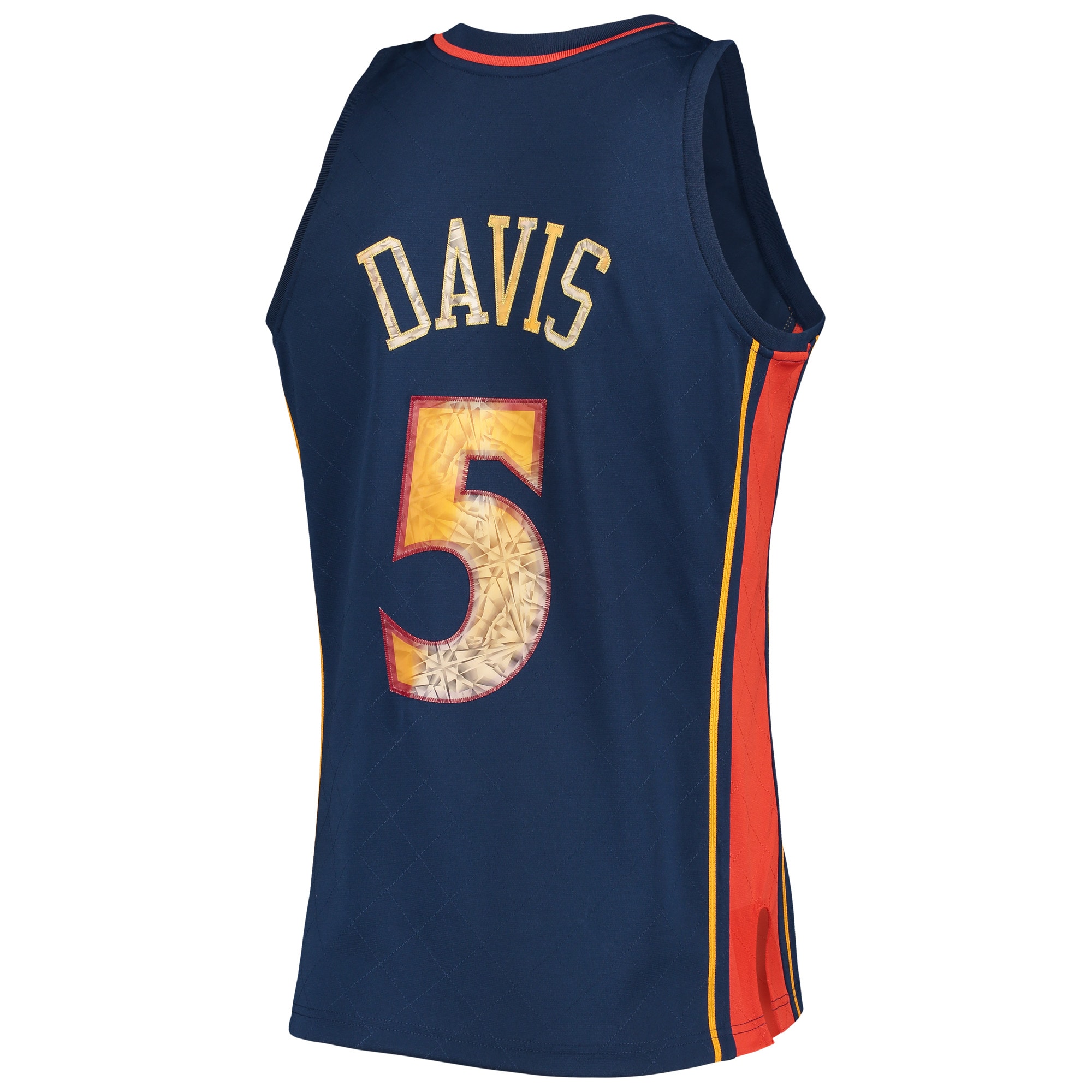 Baron Davis Golden State Warriors Mitchell & Ness 1996-97 Hardwood Classics NBA 75th Anniversary Diamond Swingman Jersey - Royal - vstockx