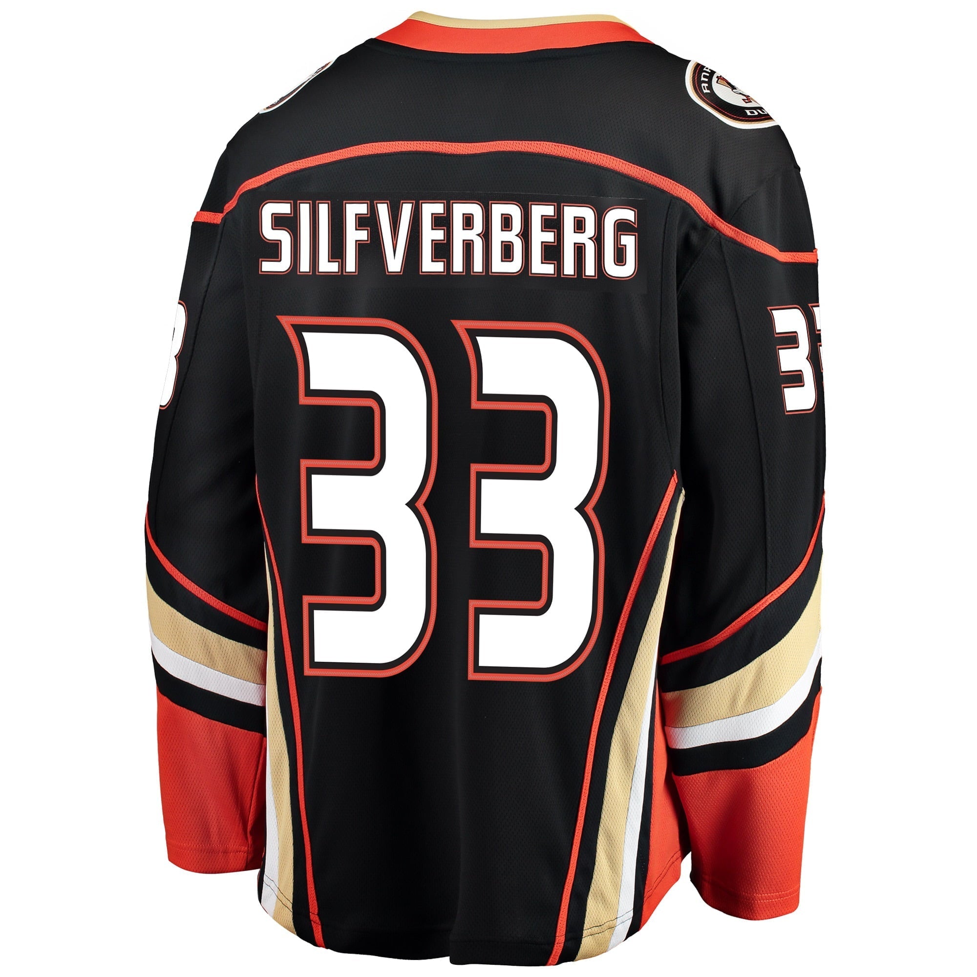 Men's Fanatics Branded Jakob Silfverberg Black Anaheim Ducks Breakaway Player Jersey - vstockx