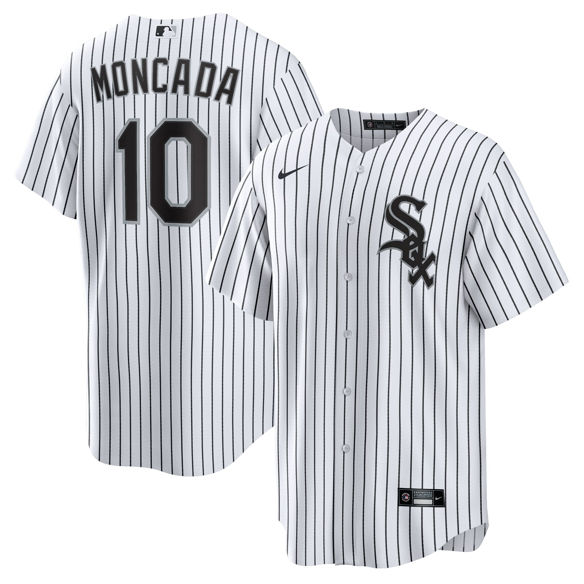 Yoan Moncada Chicago White Sox Nike Home Replica Player Name Jersey - White - vstockx