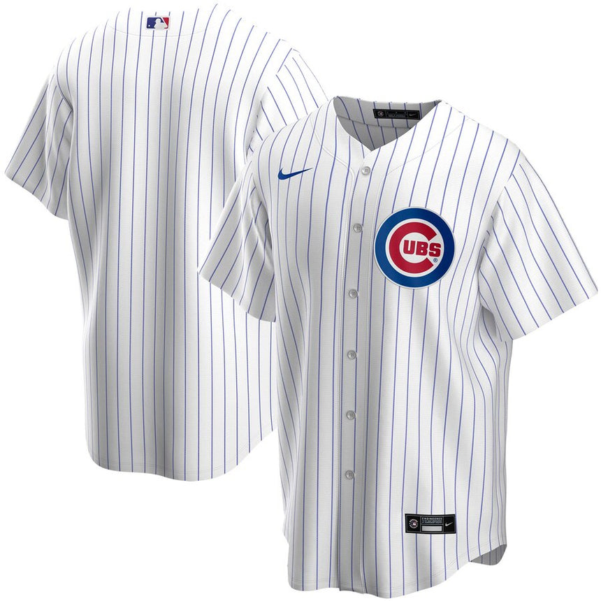 Men's Chicago Cubs White Home Replica Jersey - vstockx