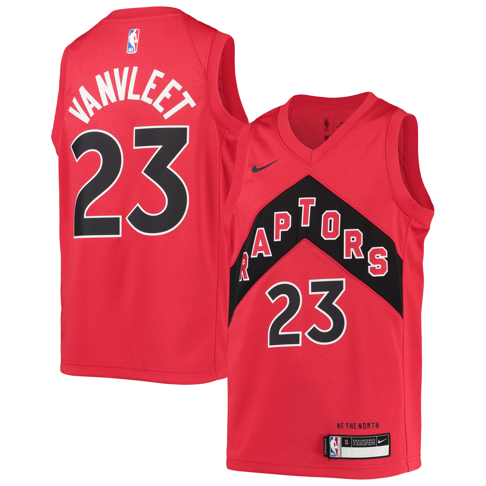 Fred VanVleet Toronto Raptors Nike Youth 2020/21 Swingman Jersey - Icon Edition - Red - vstockx