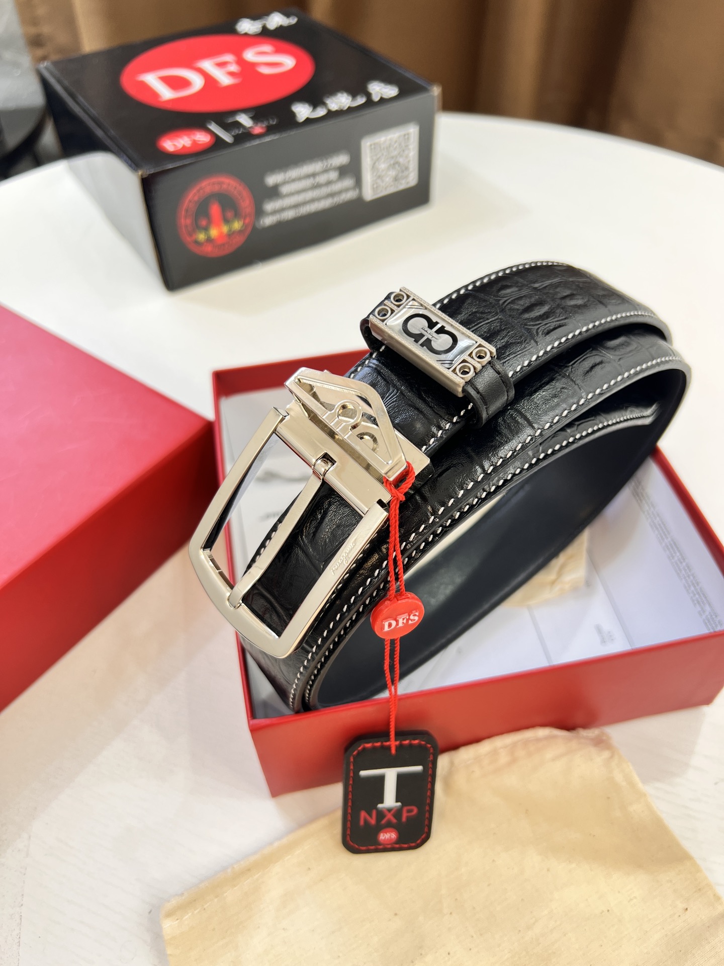 Streetwear Belt Ferragamo 320372 size:3.5cm - vstockx