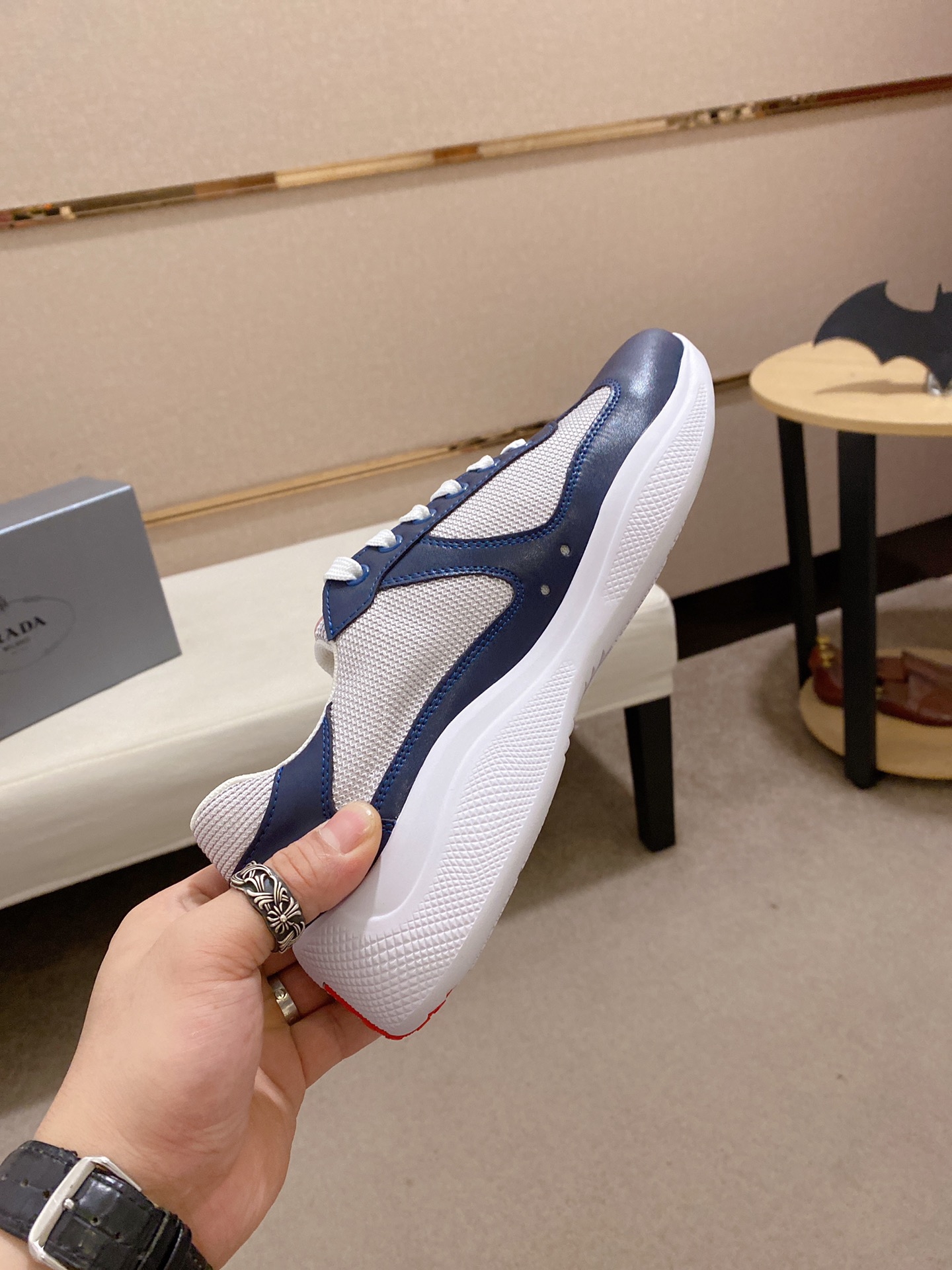 Prada America's Cup sneaker 16 - vstockx