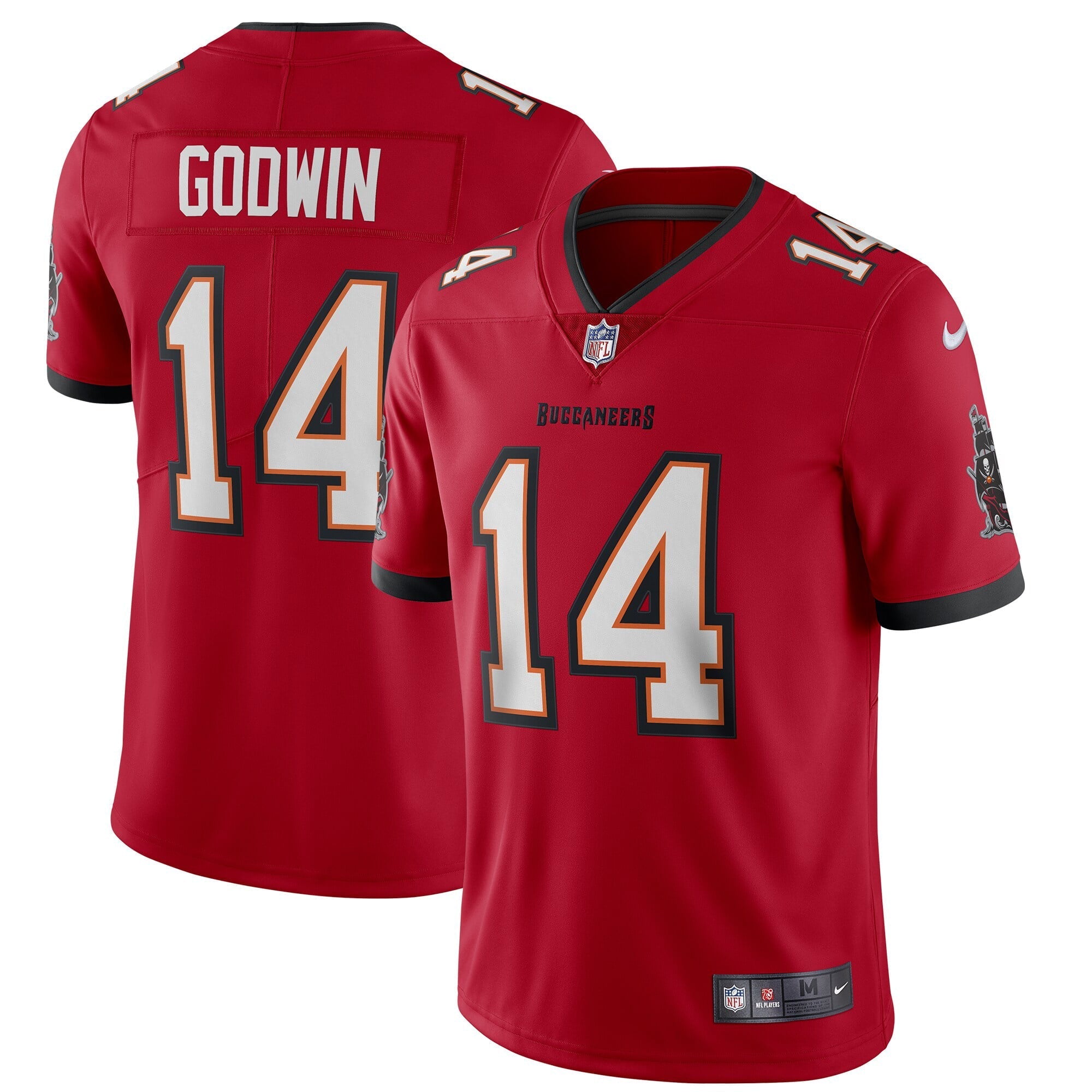 Men's Nike Chris Godwin Red Tampa Bay Buccaneers Vapor Limited Jersey - vstockx
