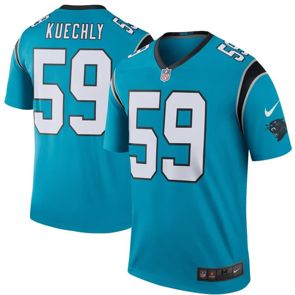 Men's Carolina Panthers Luke Keuchly Legend Jersey - Blue - vstockx