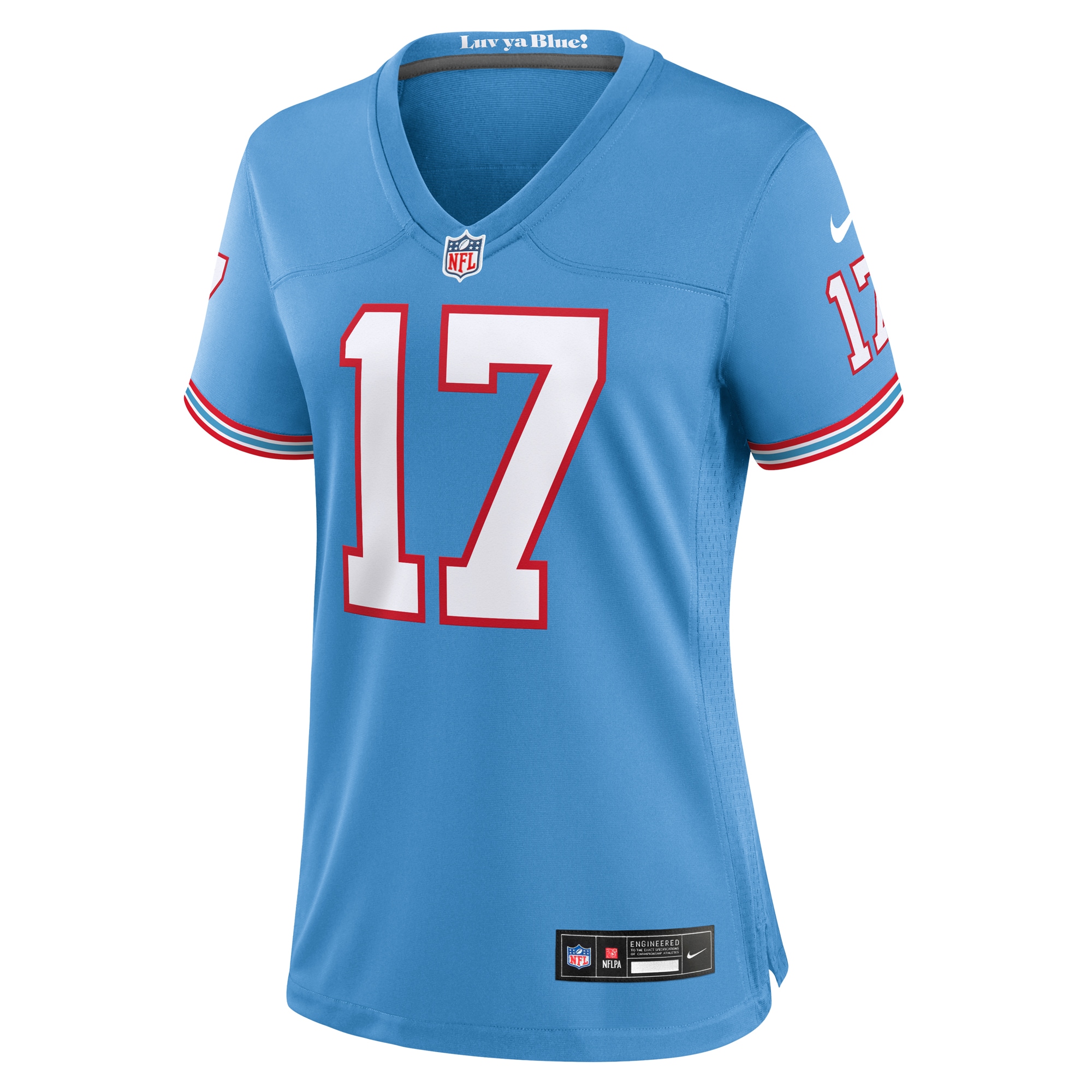 Ryan Tannehill Tennessee Titans Nike Women's Oilers Throwback Player Game Jersey - Light Blue - vstockx