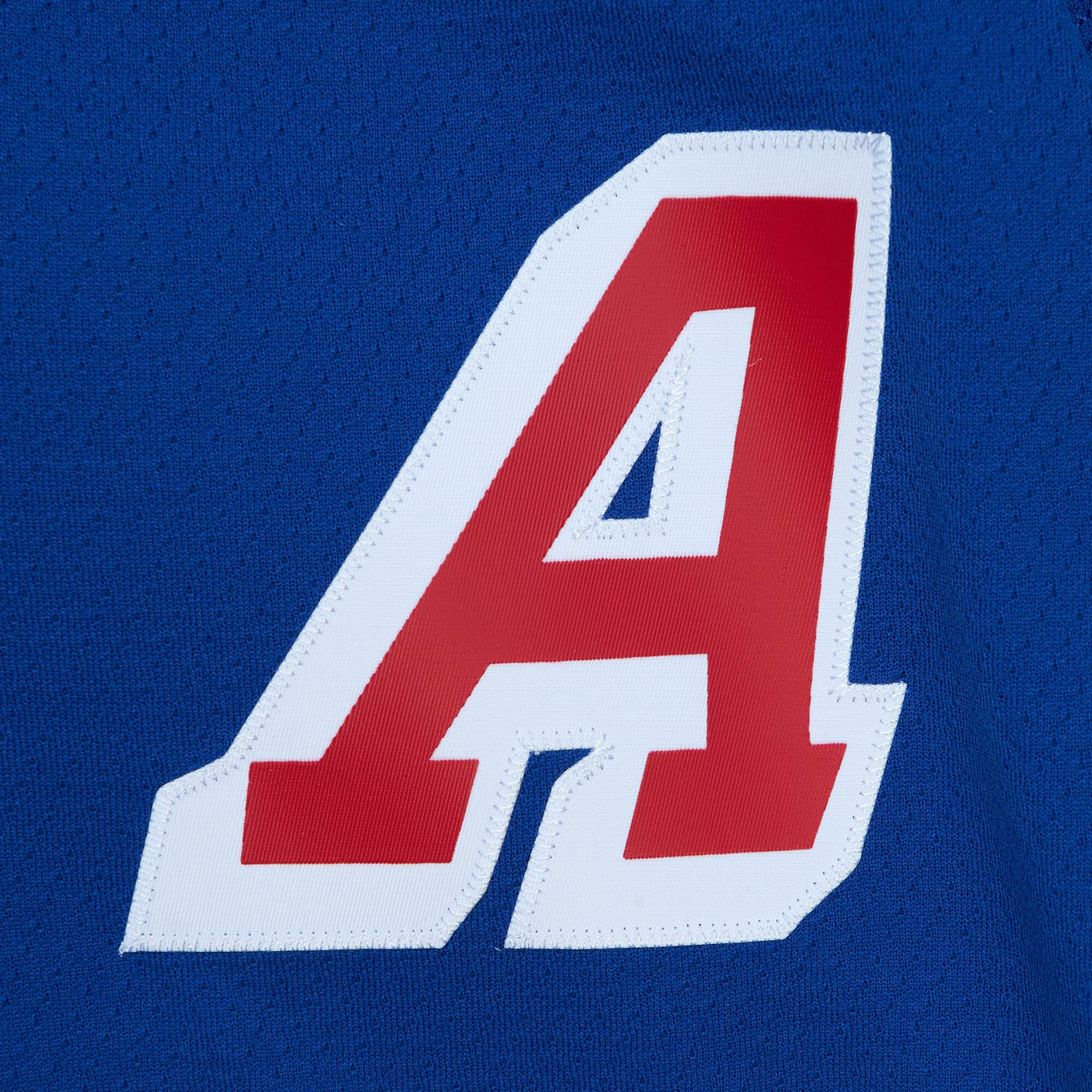 Blue Line Brian Leetch New York Rangers 1993 Jersey - vstockx