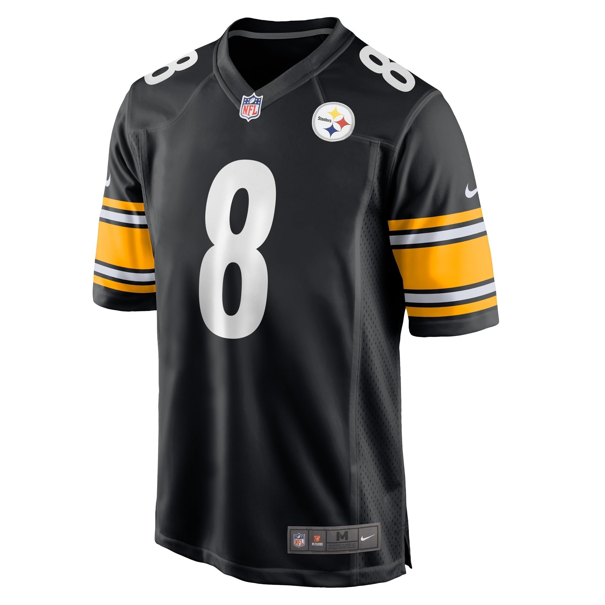 Men's Nike Kenny Pickett Black Pittsburgh Steelers Player Game Jersey - vstockx